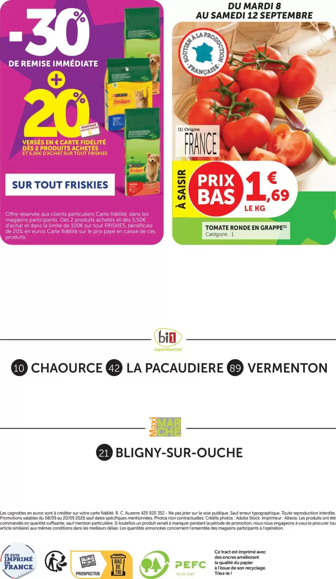 Prospectus promotionnel Bi1 valable à partir du 08/09/2026 - Page 20.
