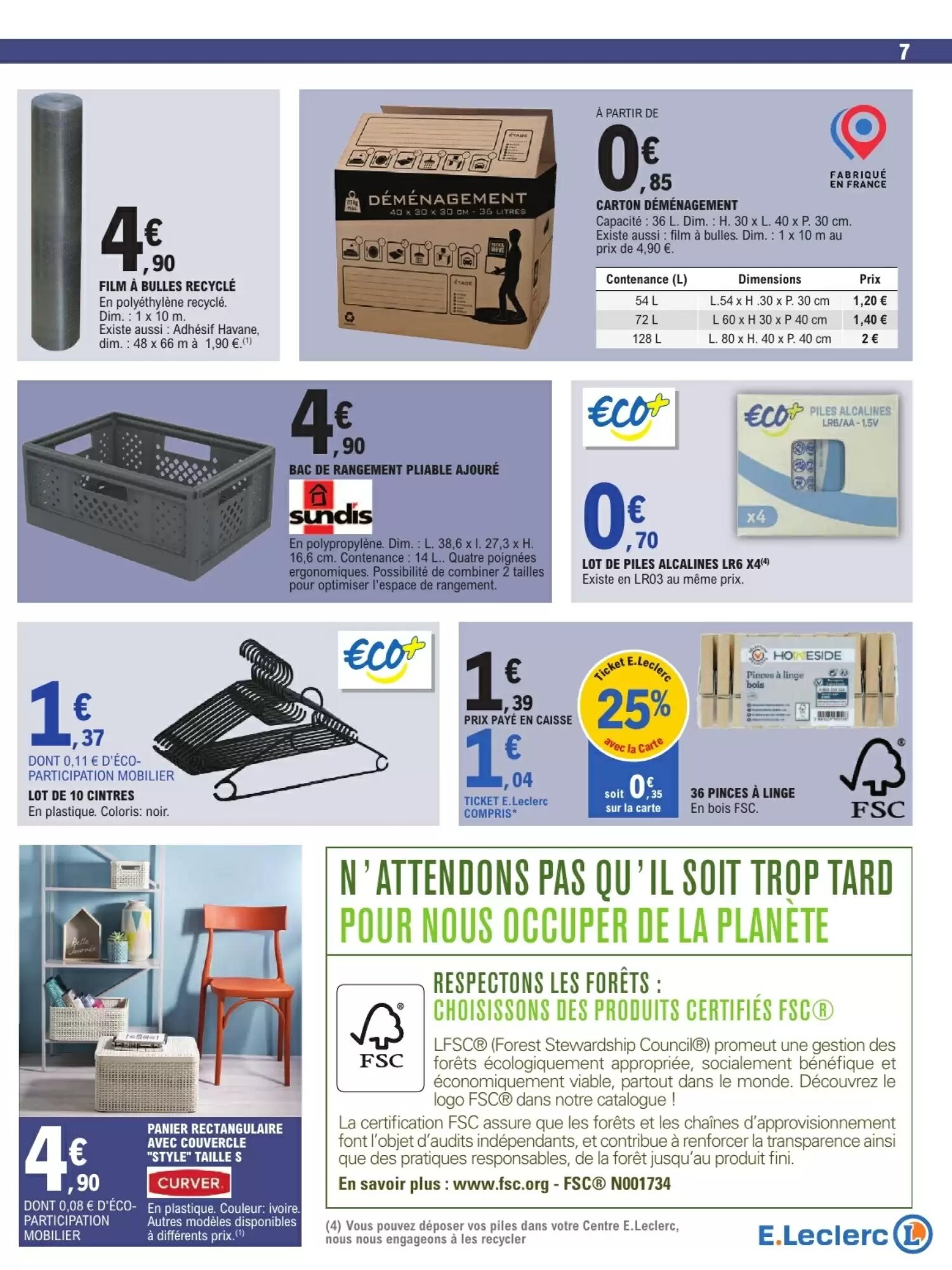 Prospectus promotionnel E.Leclerc valable à partir du 08/09/2026 - Page 7.