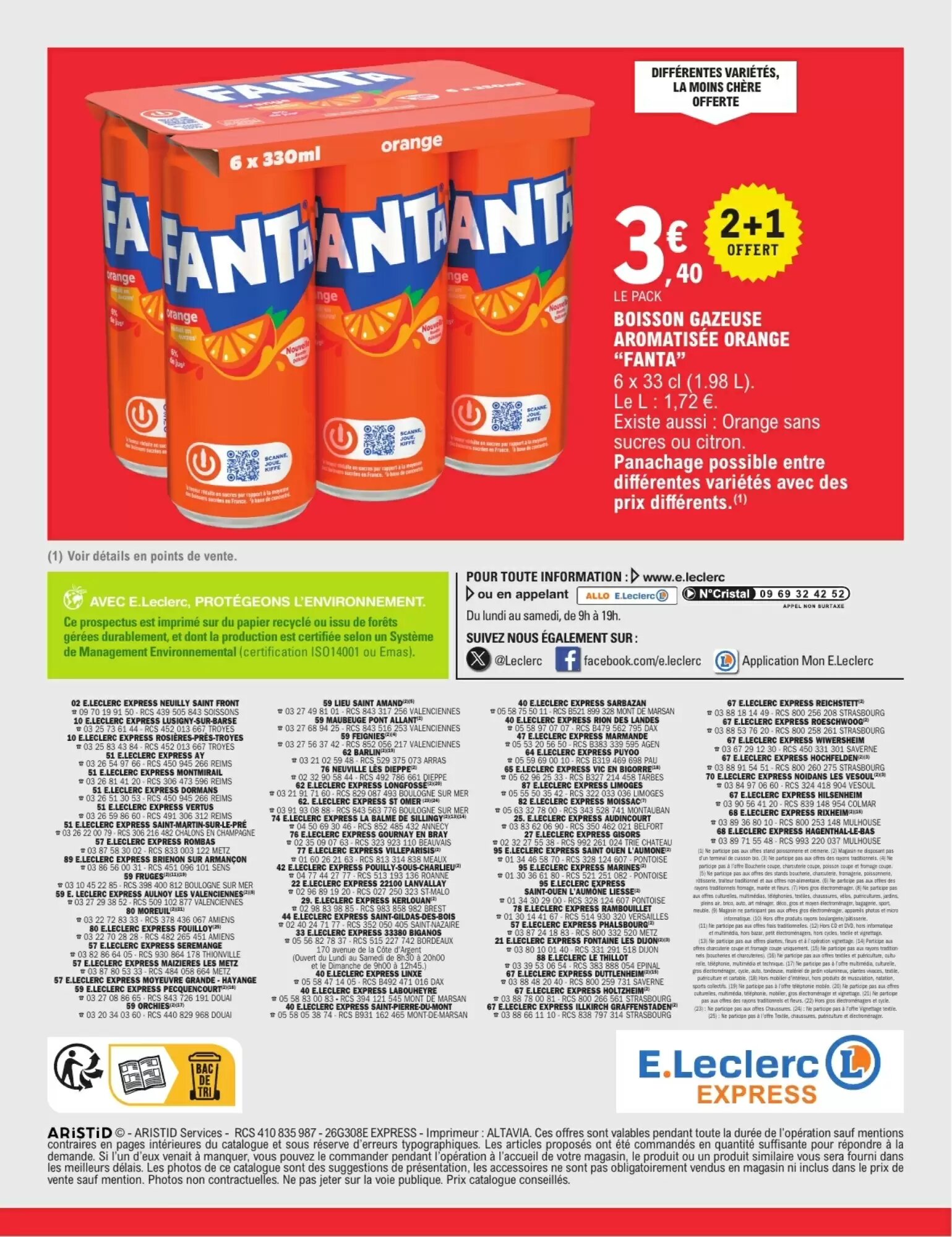 Prospectus promotionnel E.Leclerc Express valable à partir du 08/09/2026 - Page 16.
