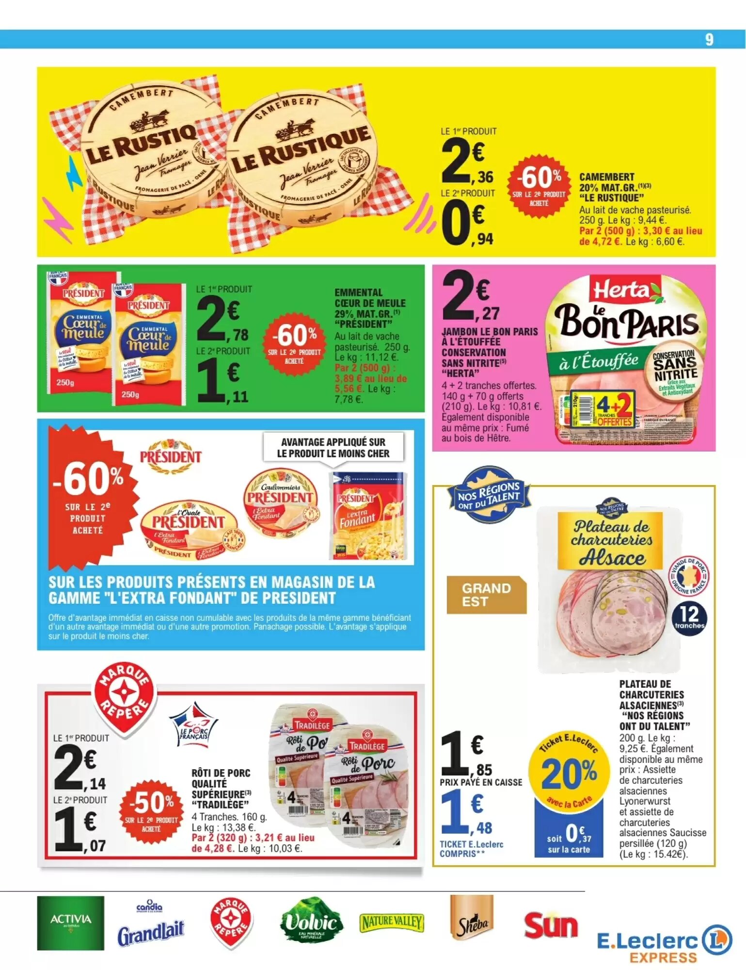 Prospectus promotionnel E.Leclerc Express valable à partir du 08/09/2026 - Page 9.