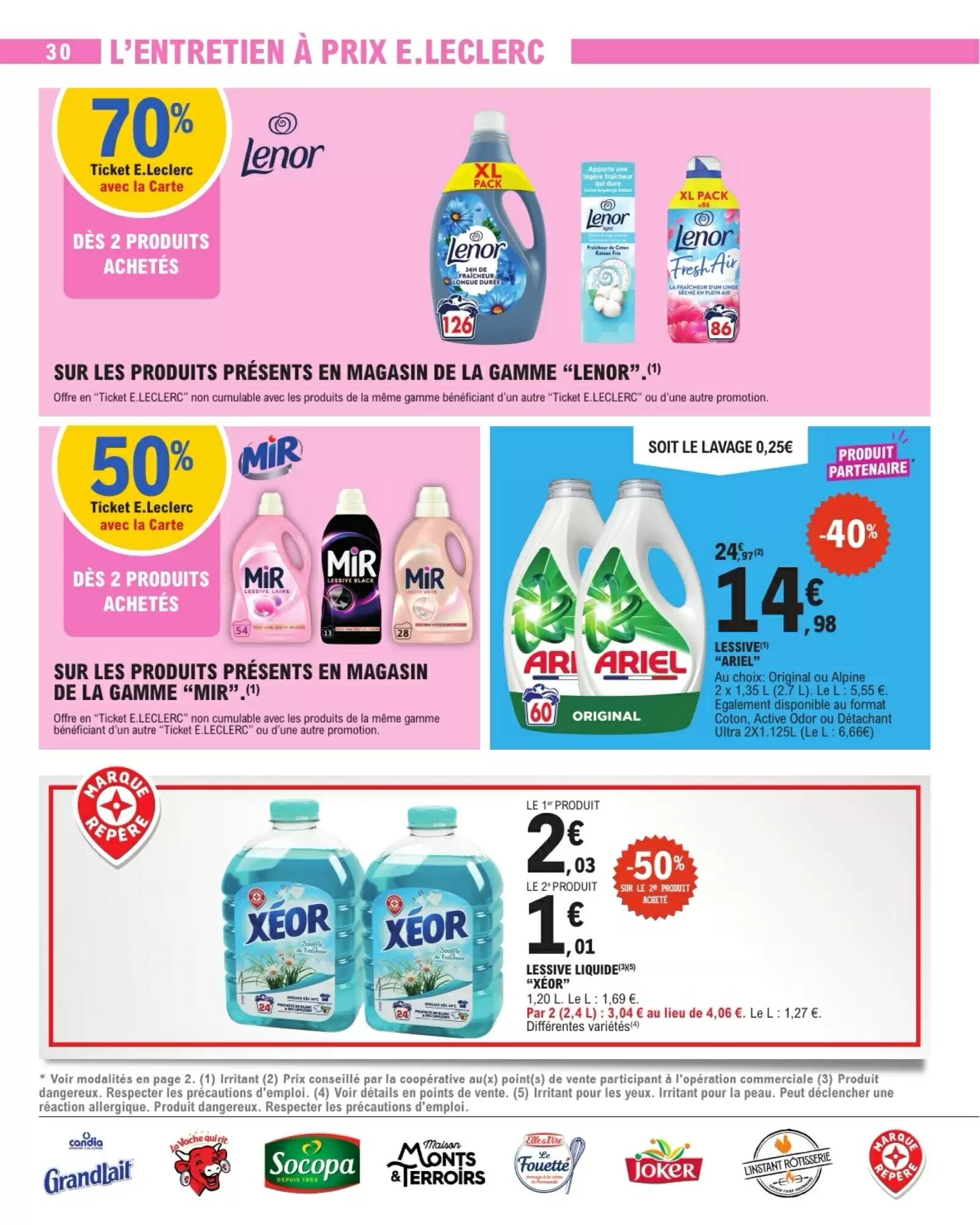 Prospectus promotionnel E.Leclerc valable à partir du 08/09/2026 - Page 30.