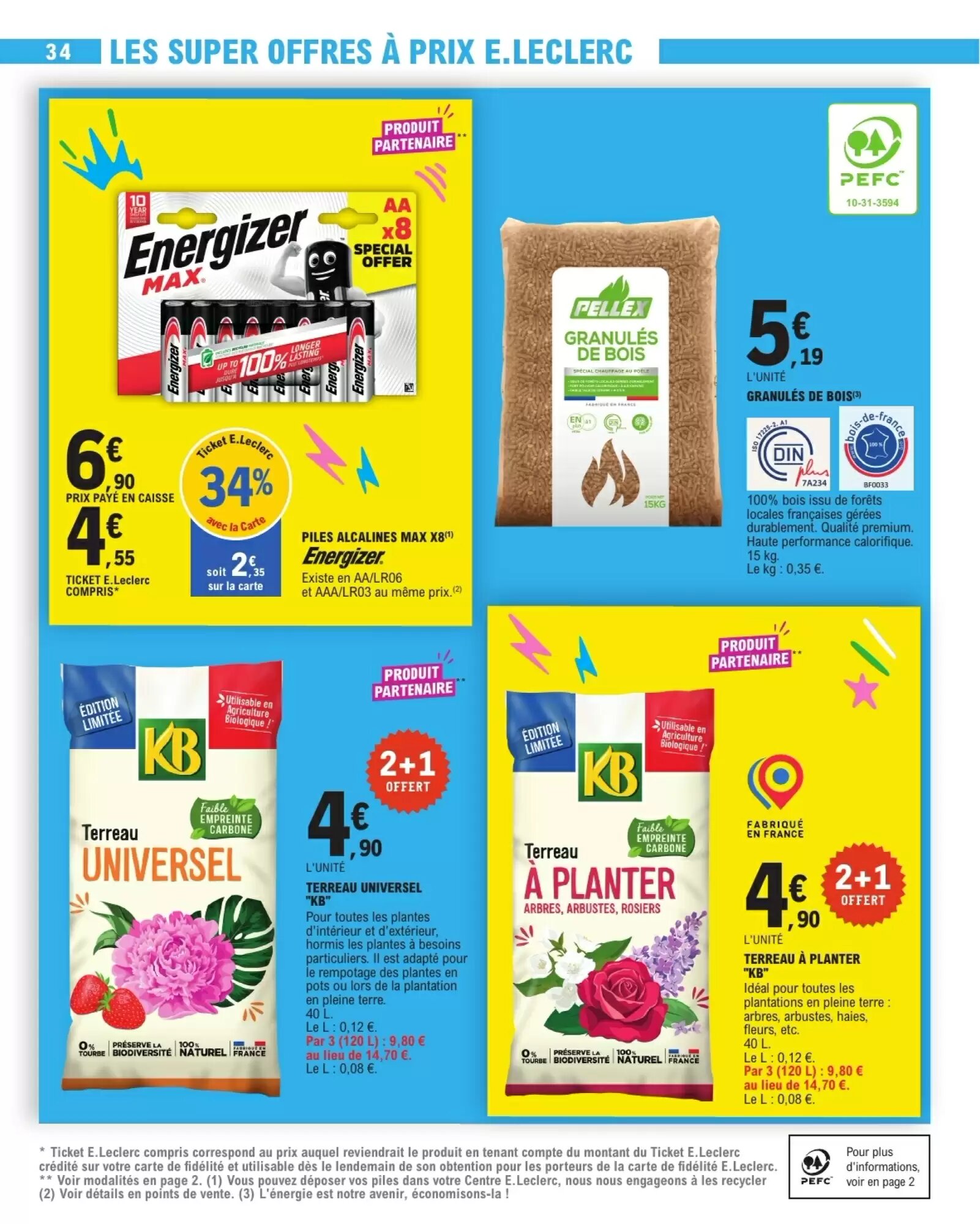 Prospectus promotionnel E.Leclerc valable à partir du 08/09/2026 - Page 34.