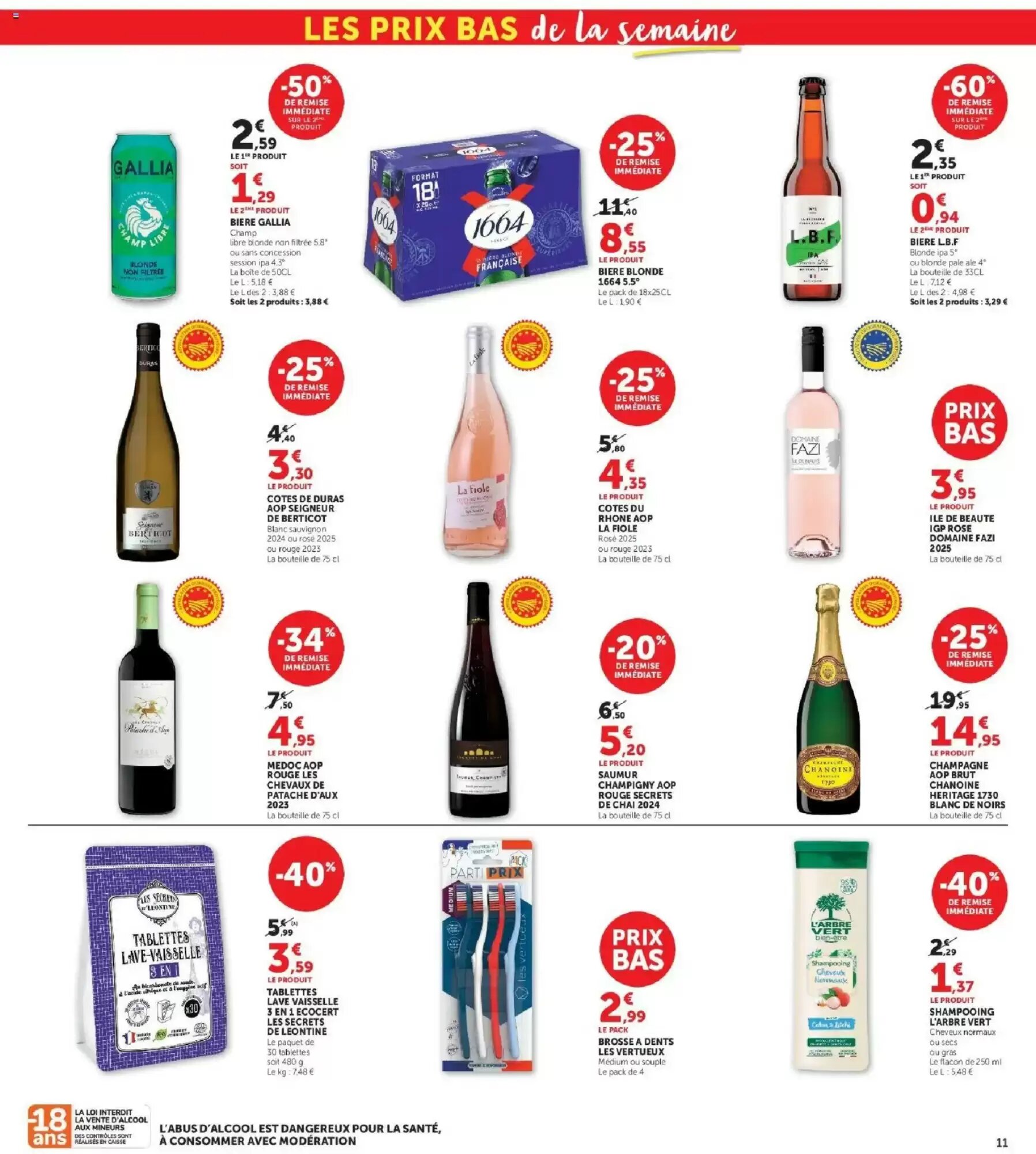 Prospectus promotionnel Hyper U valable à partir du 08/09/2026 - Page 11.