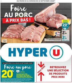 Prospectus promotionnel Hyper U valable à partir du 08/09/2026