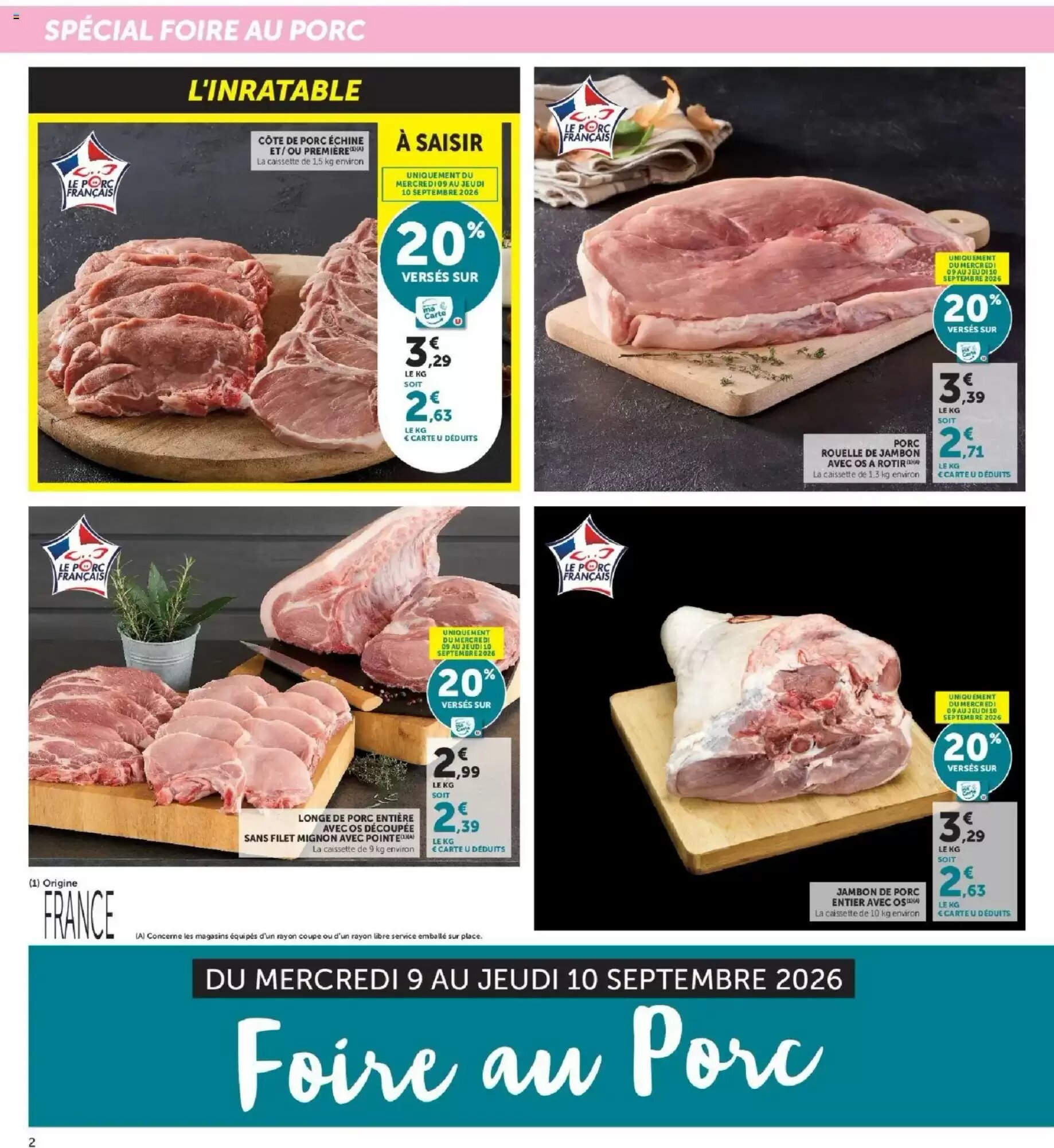 Prospectus promotionnel Hyper U valable à partir du 08/09/2026 - Page 2.
