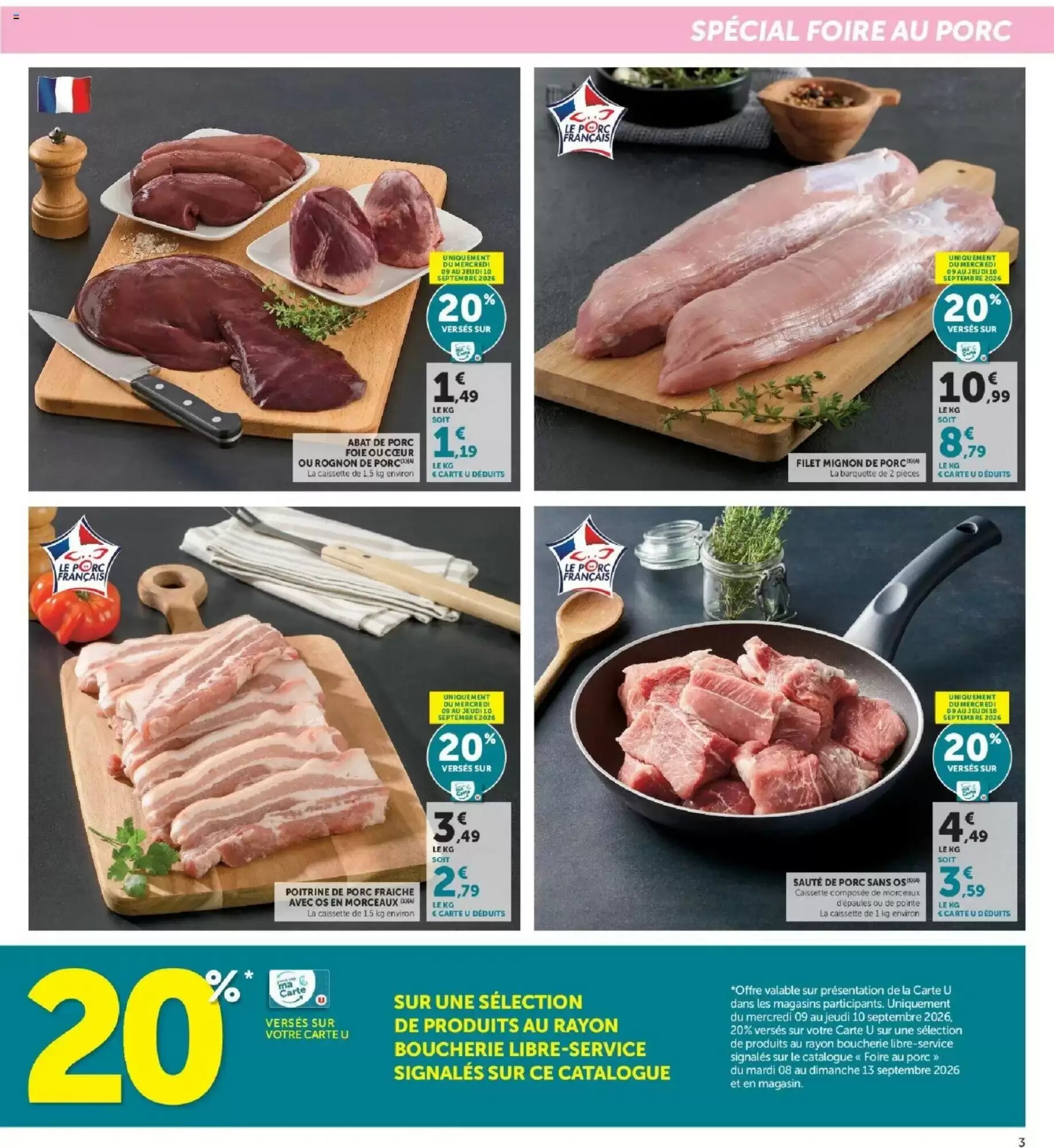 Prospectus promotionnel Hyper U valable à partir du 08/09/2026 - Page 3.