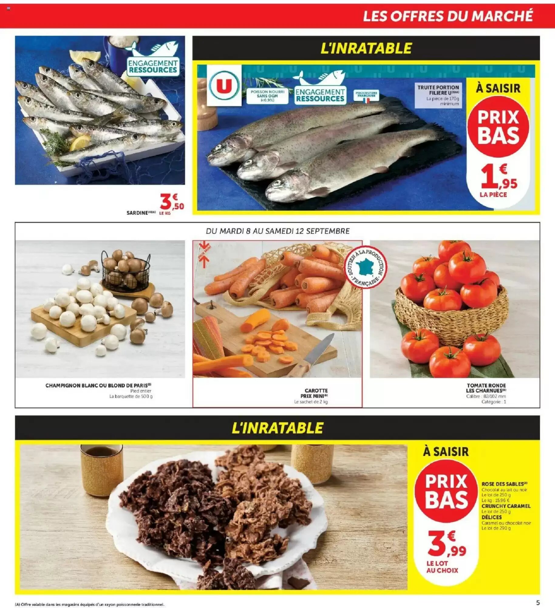 Prospectus promotionnel Hyper U valable à partir du 08/09/2026 - Page 5.