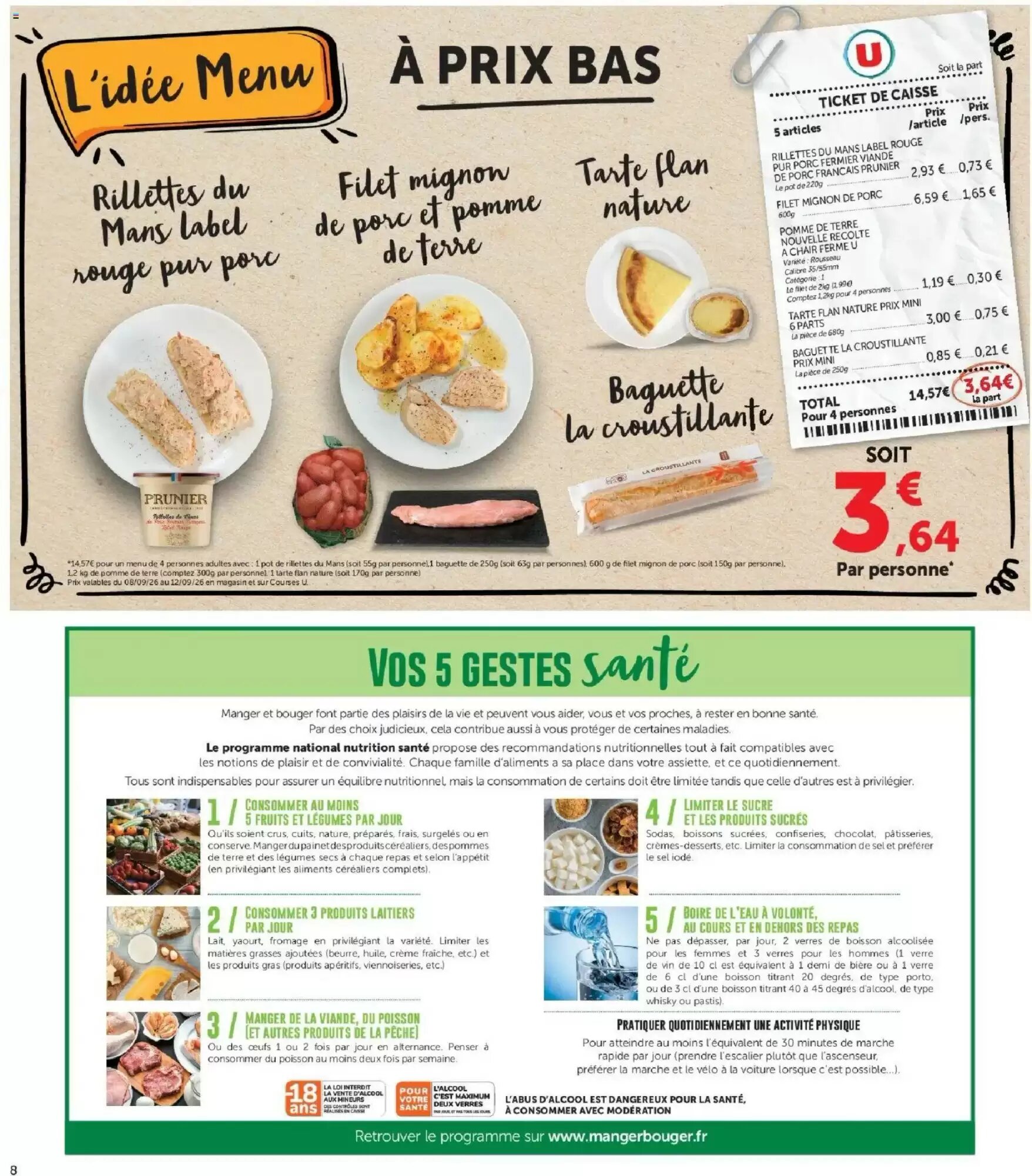 Prospectus promotionnel Hyper U valable à partir du 08/09/2026 - Page 8.