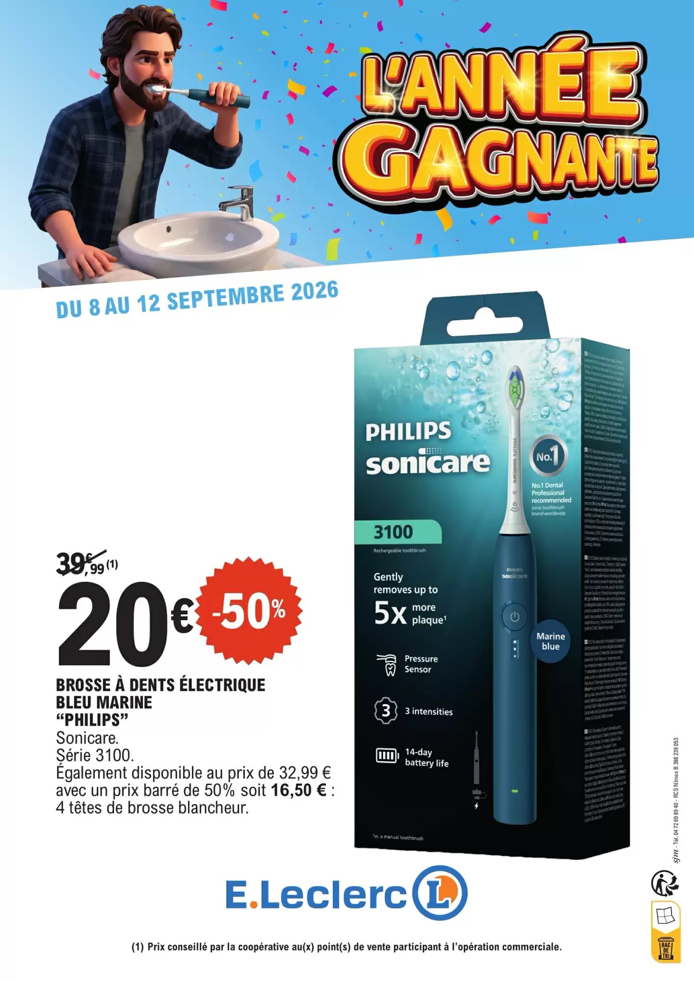 Prospectus promotionnel E.Leclerc valable à partir du 08/09/2026 - Page 14.