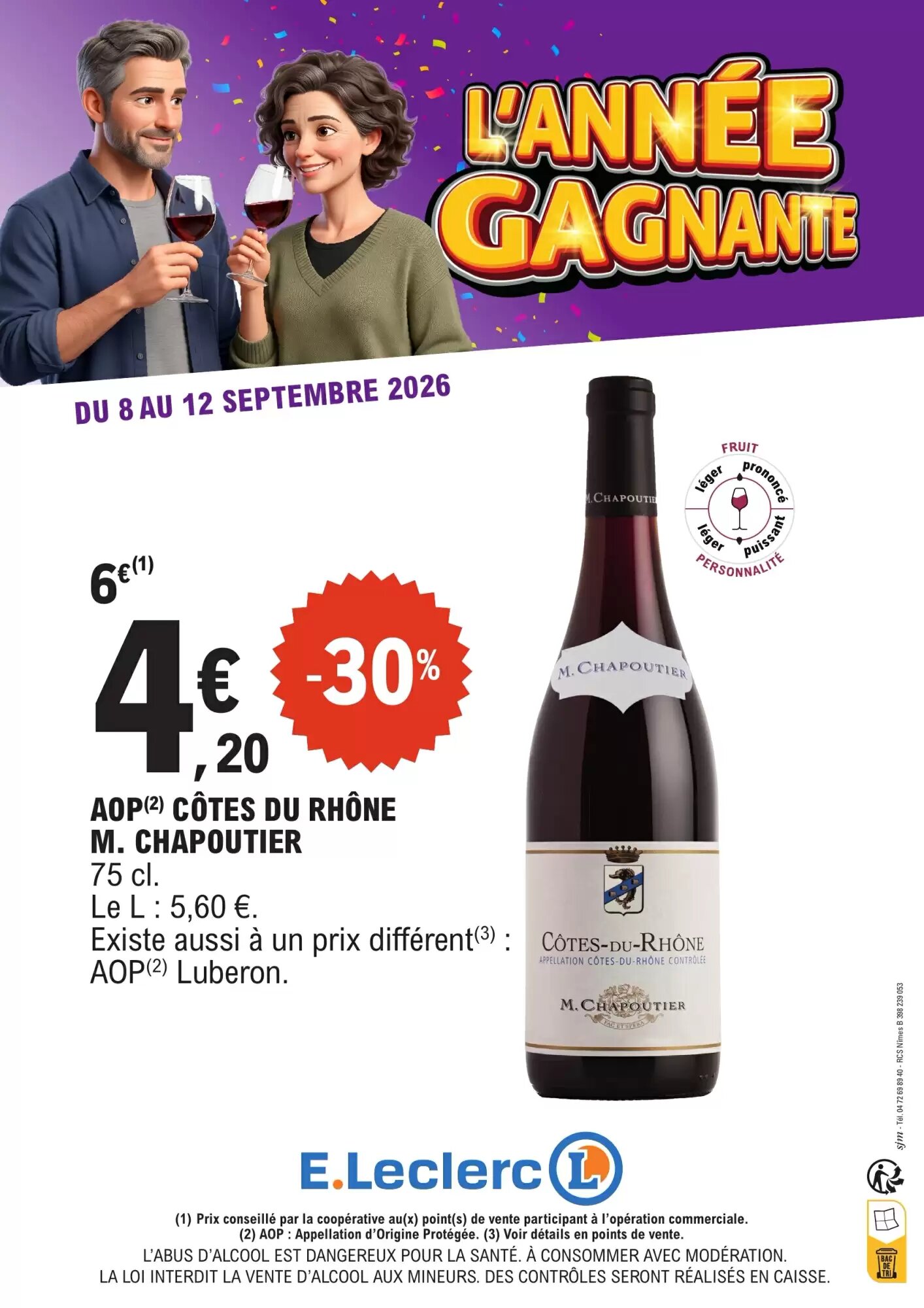 Prospectus promotionnel E.Leclerc valable à partir du 08/09/2026 - Page 6.