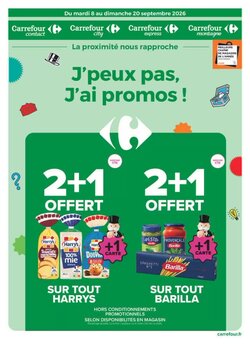 Prospectus promotionnel Carrefour valable à partir du 08/09/2026