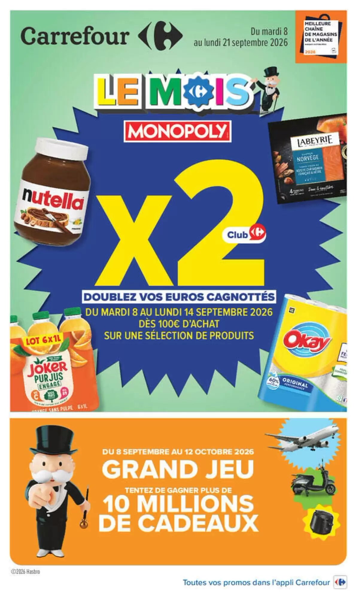 Prospectus promotionnel Carrefour valable à partir du 08/09/2026 - Page 1.