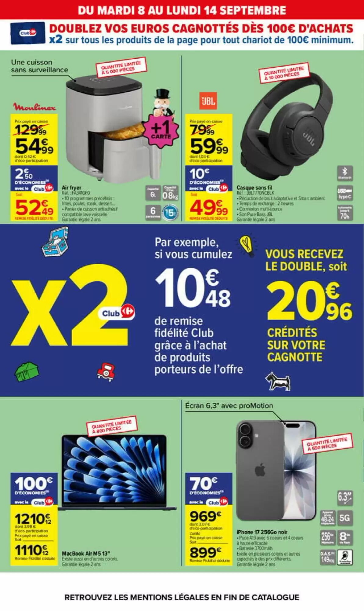 Prospectus promotionnel Carrefour valable à partir du 08/09/2026 - Page 16.