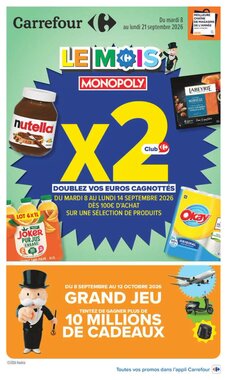 Prospectus promotionnel Carrefour valable à partir du 08/09/2026