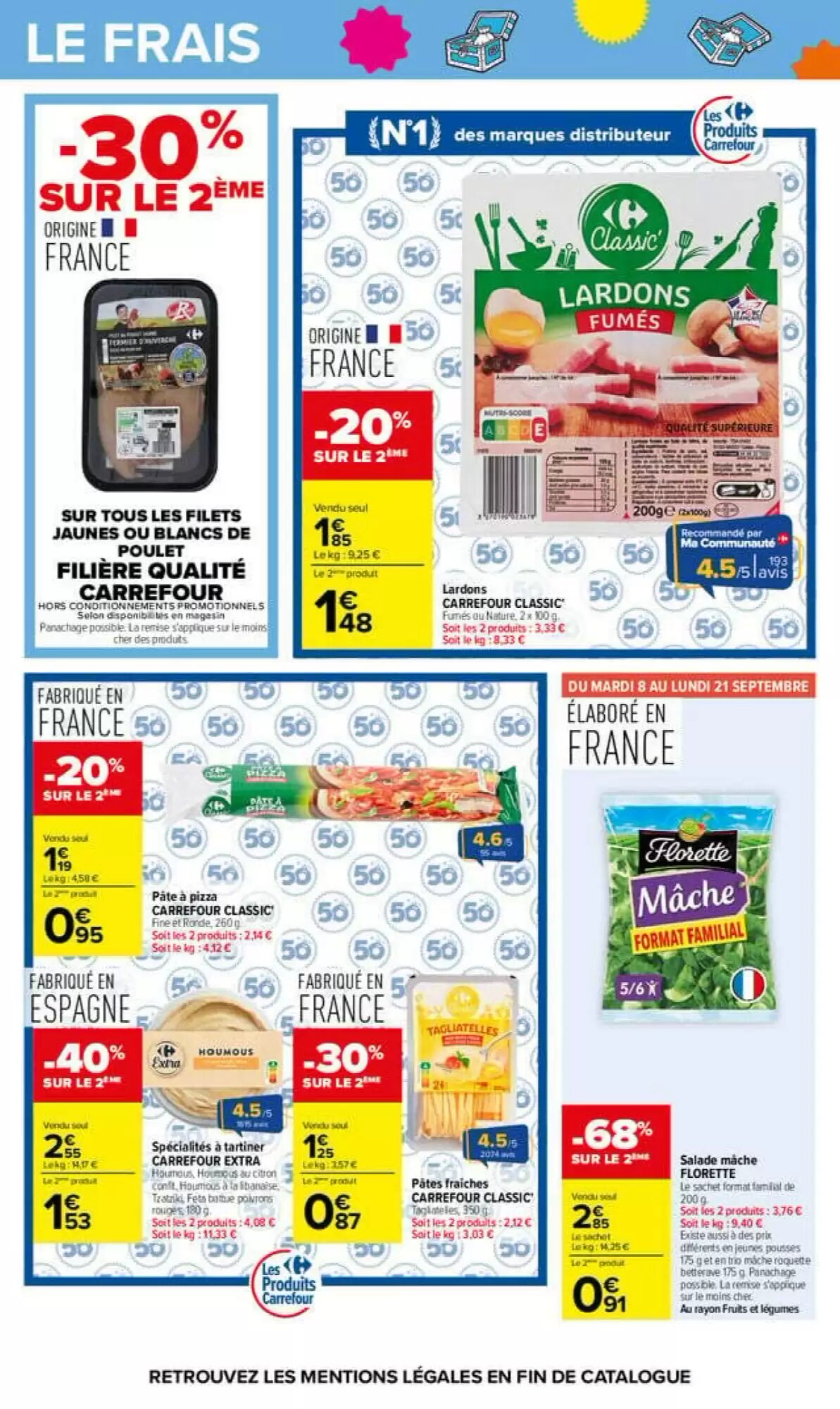 Prospectus promotionnel Carrefour valable à partir du 08/09/2026 - Page 47.