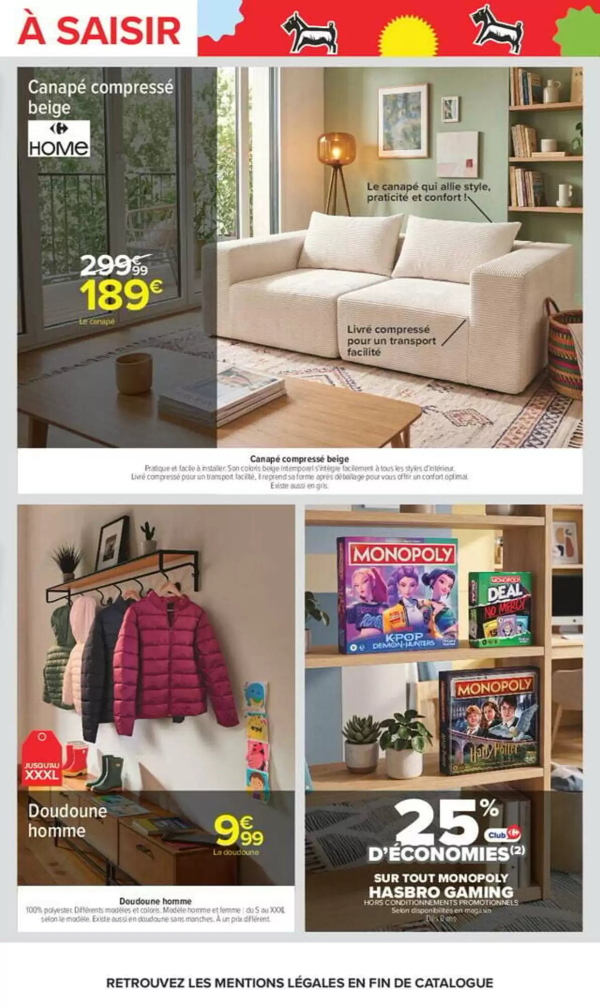Prospectus promotionnel Carrefour valable à partir du 08/09/2026 - Page 65.