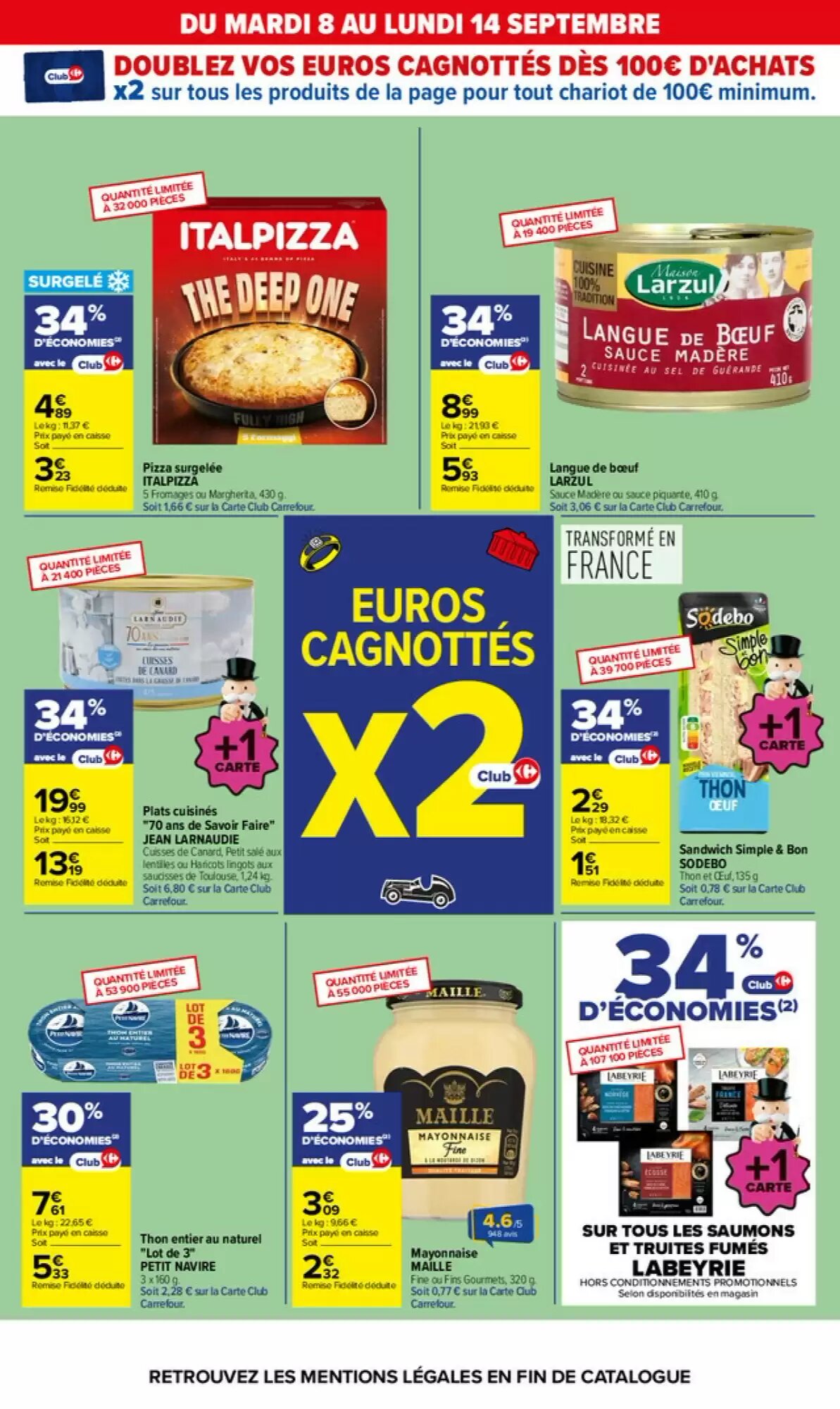 Prospectus promotionnel Carrefour valable à partir du 08/09/2026 - Page 9.
