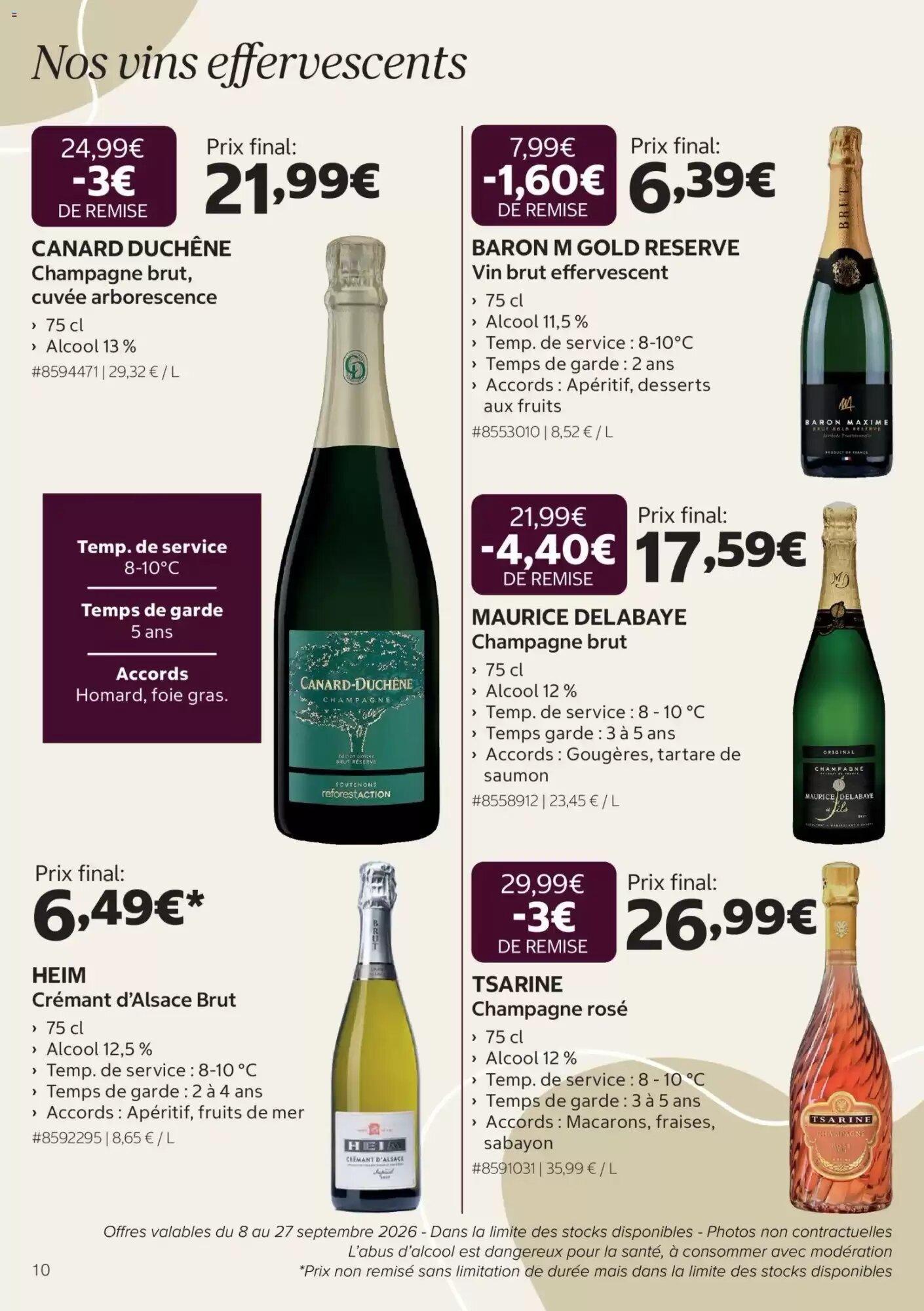 Prospectus promotionnel Costco valable à partir du 08/09/2026 - Page 10.