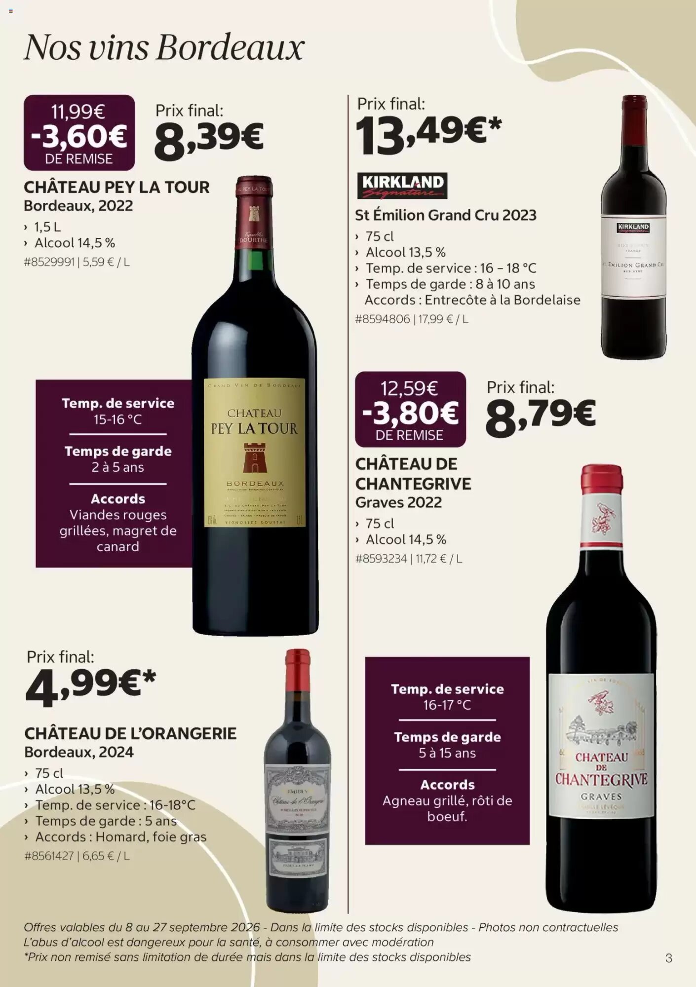 Prospectus promotionnel Costco valable à partir du 08/09/2026 - Page 3.