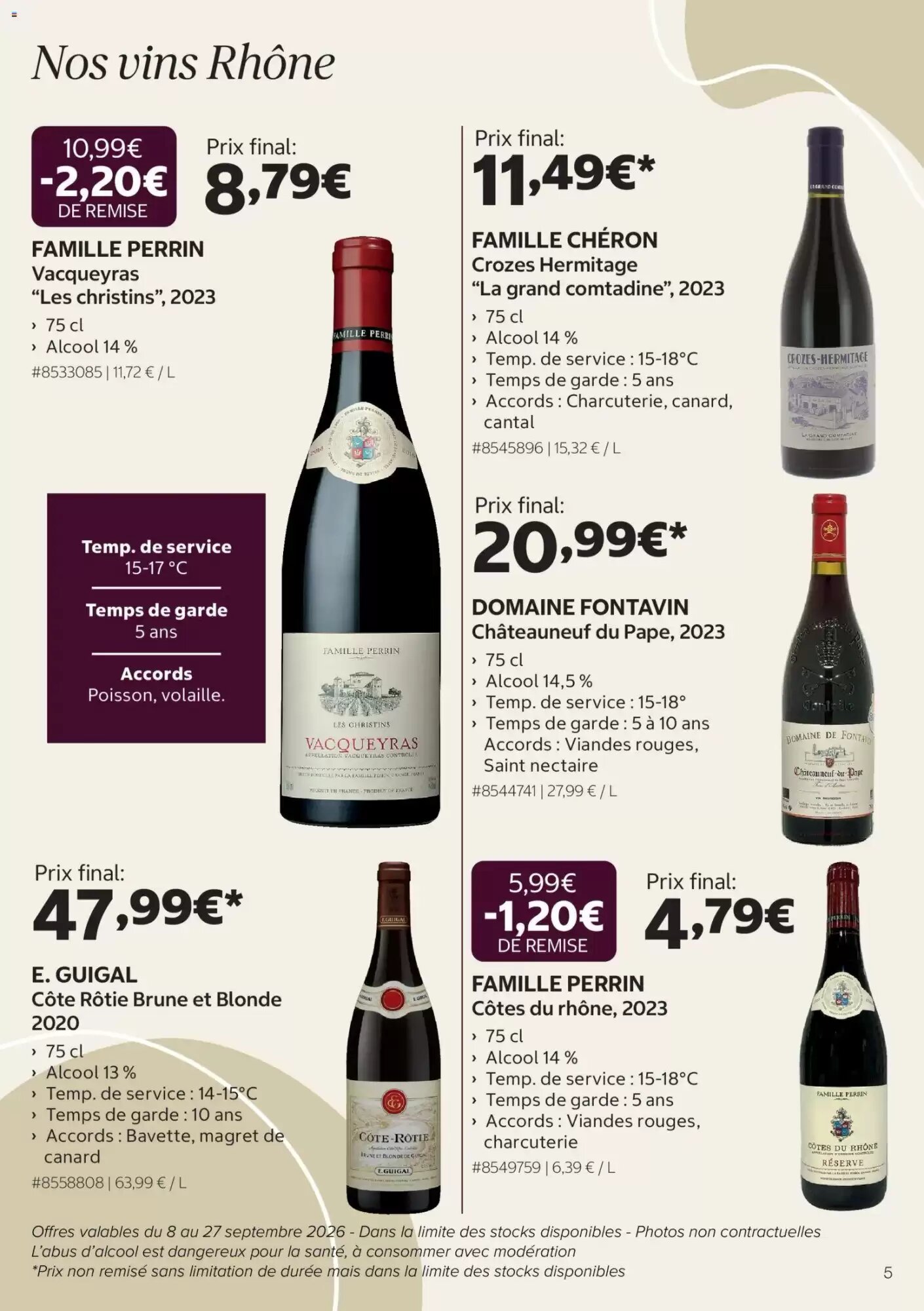 Prospectus promotionnel Costco valable à partir du 08/09/2026 - Page 5.