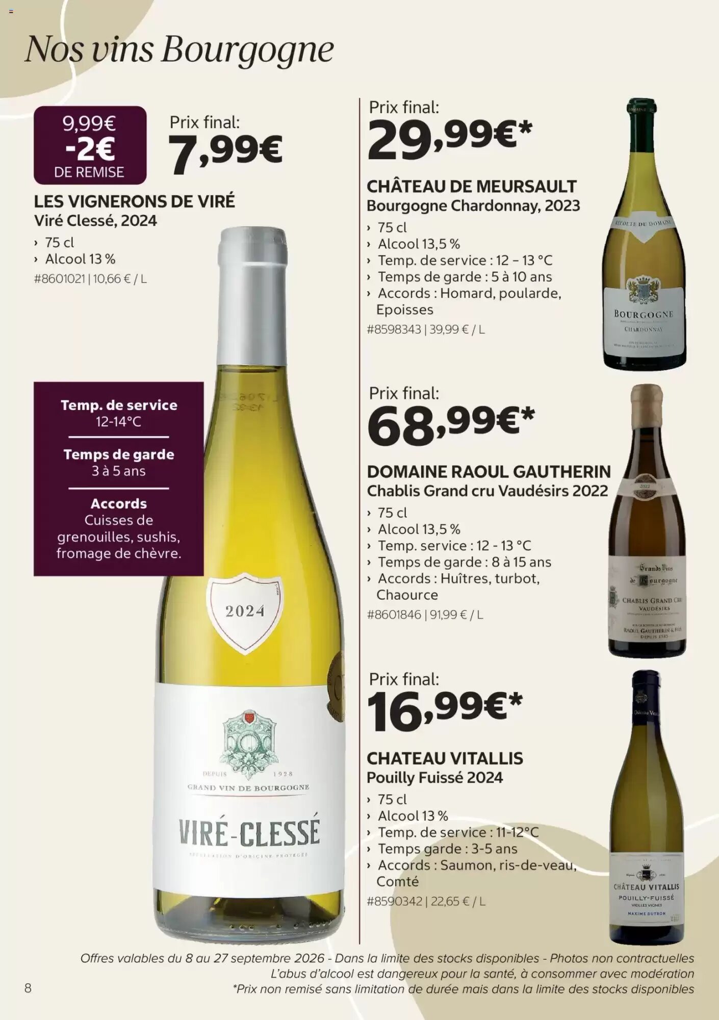 Prospectus promotionnel Costco valable à partir du 08/09/2026 - Page 8.