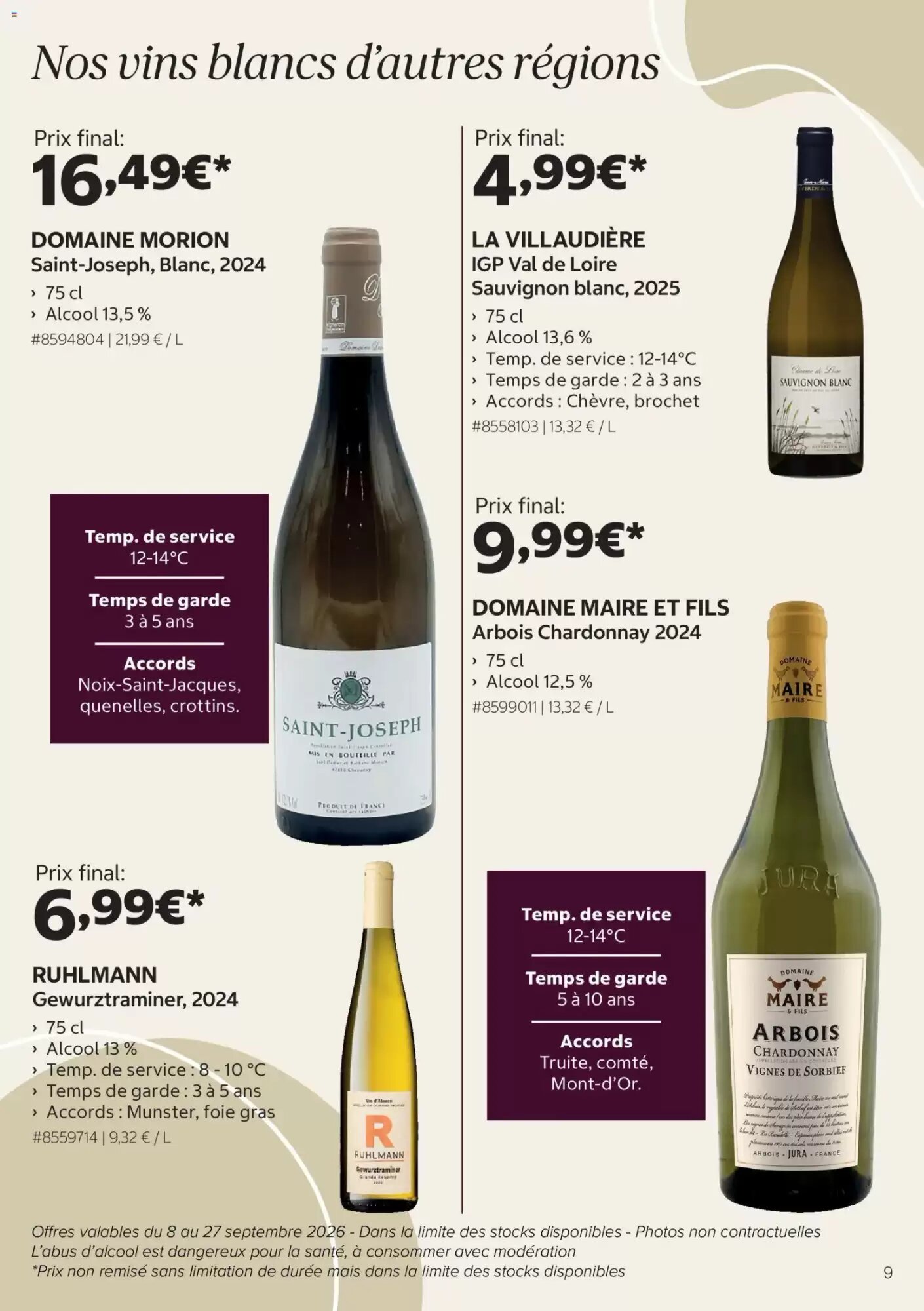 Prospectus promotionnel Costco valable à partir du 08/09/2026 - Page 9.