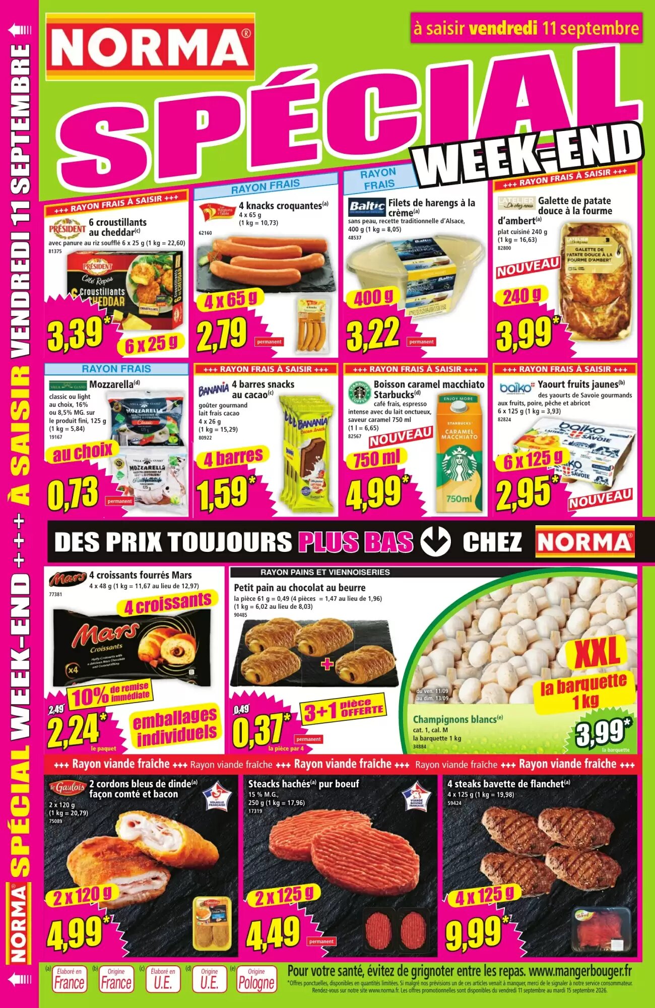 Prospectus promotionnel Norma valable à partir du 09/09/2026 - Page 14.
