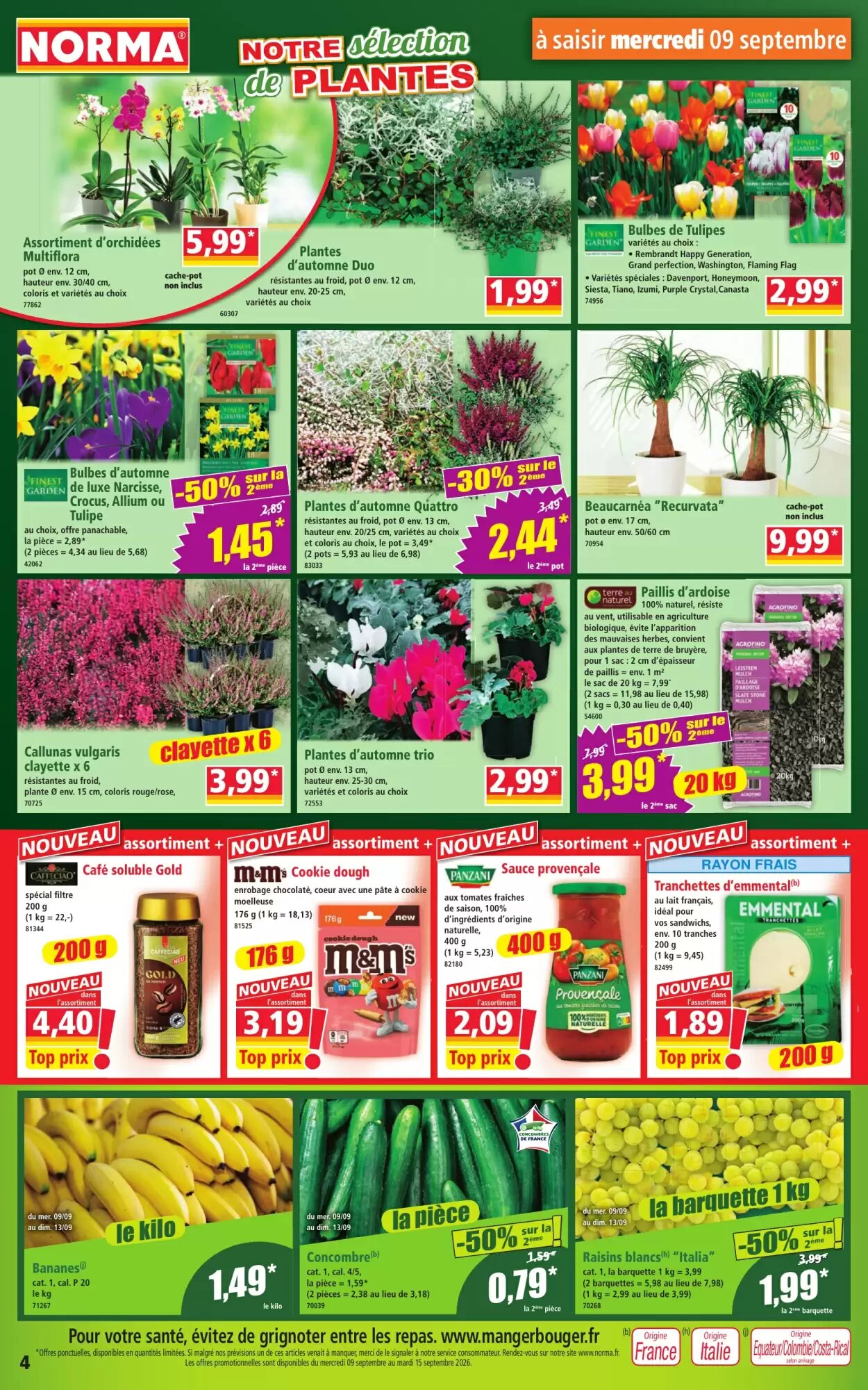 Prospectus promotionnel Norma valable à partir du 09/09/2026 - Page 4.