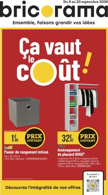 Prospectus promotionnel Bricorama valable à partir du 09/09/2026