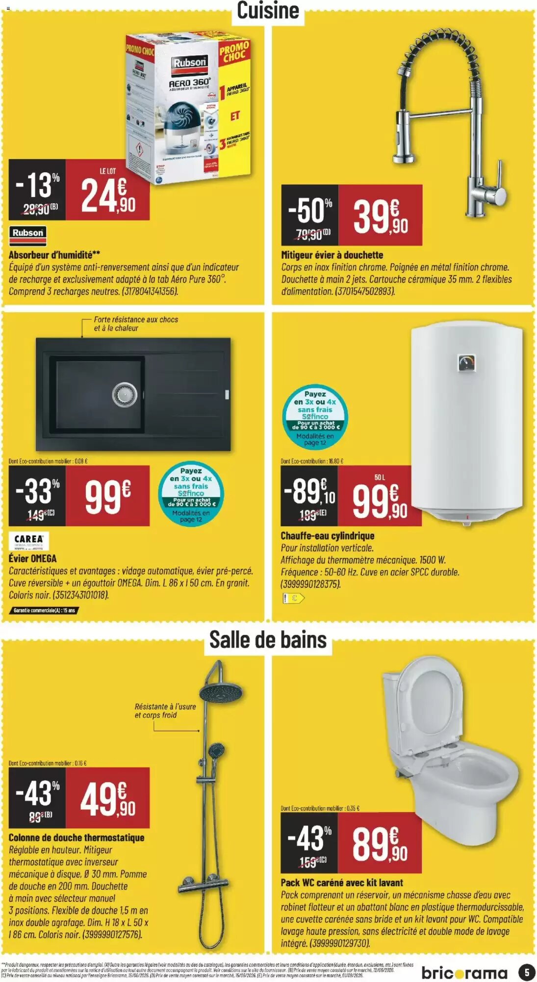 Prospectus promotionnel Bricorama valable à partir du 09/09/2026 - Page 5.