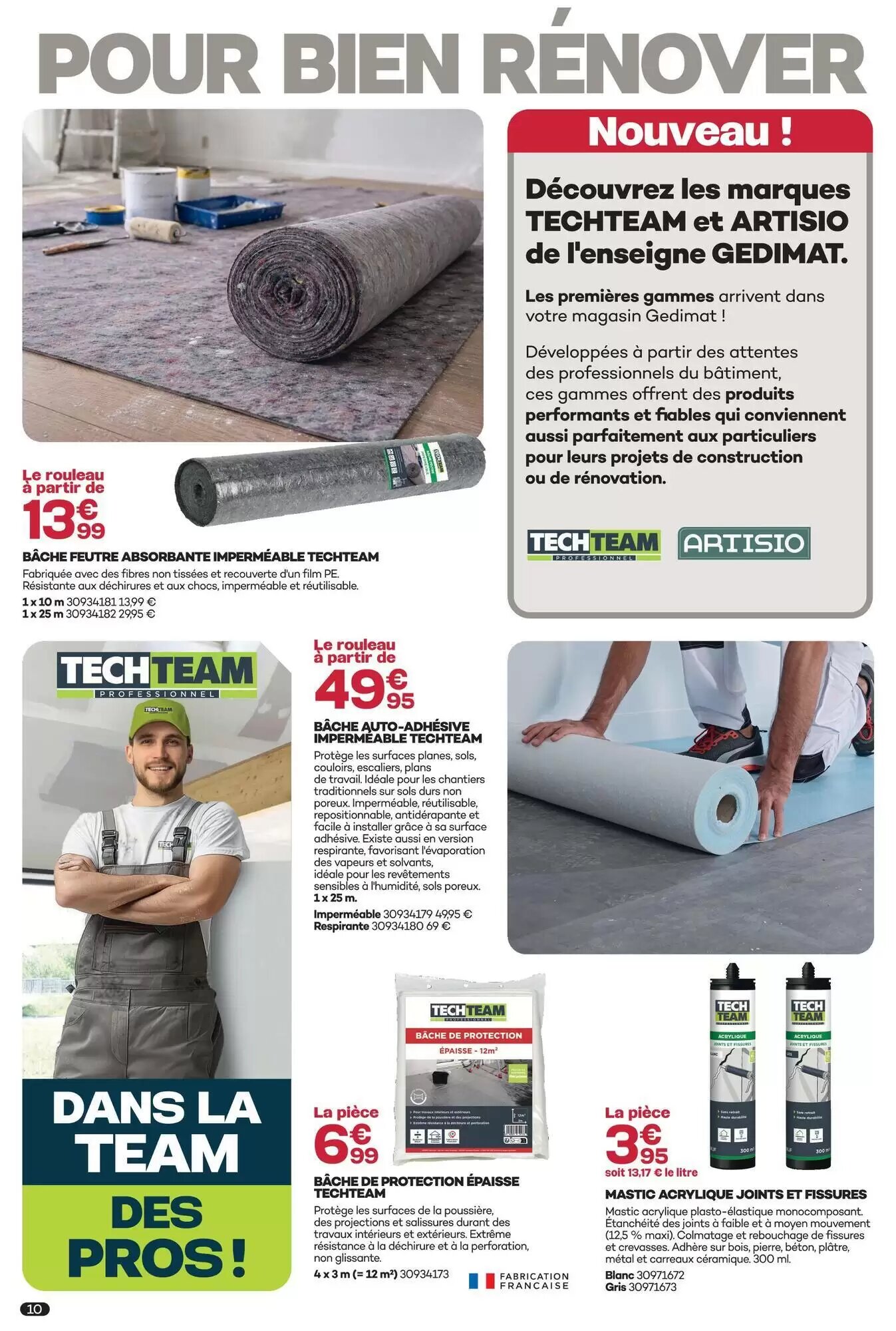 Prospectus promotionnel Gedimat valable à partir du 09/09/2026 - Page 10.