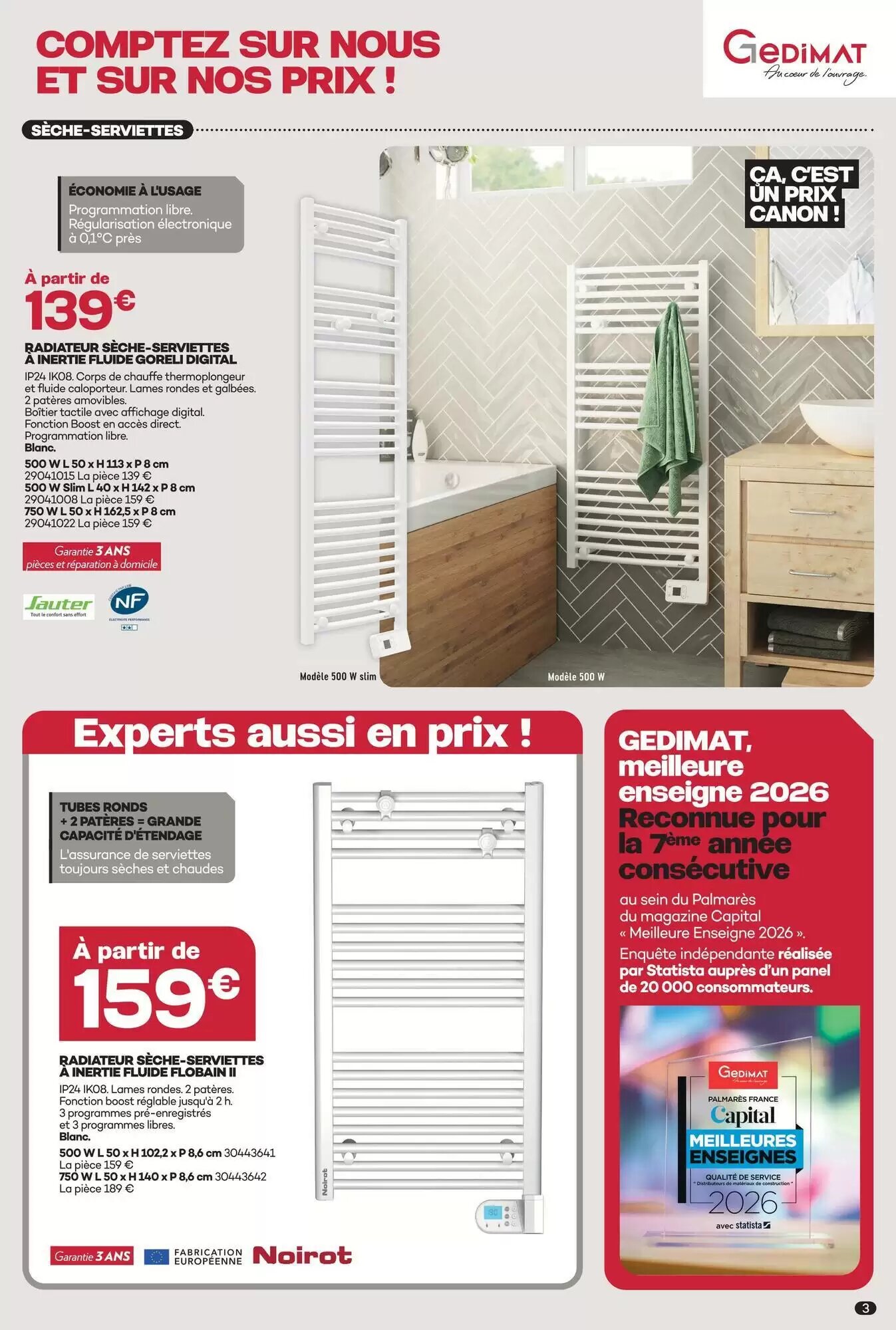 Prospectus promotionnel Gedimat valable à partir du 09/09/2026 - Page 3.