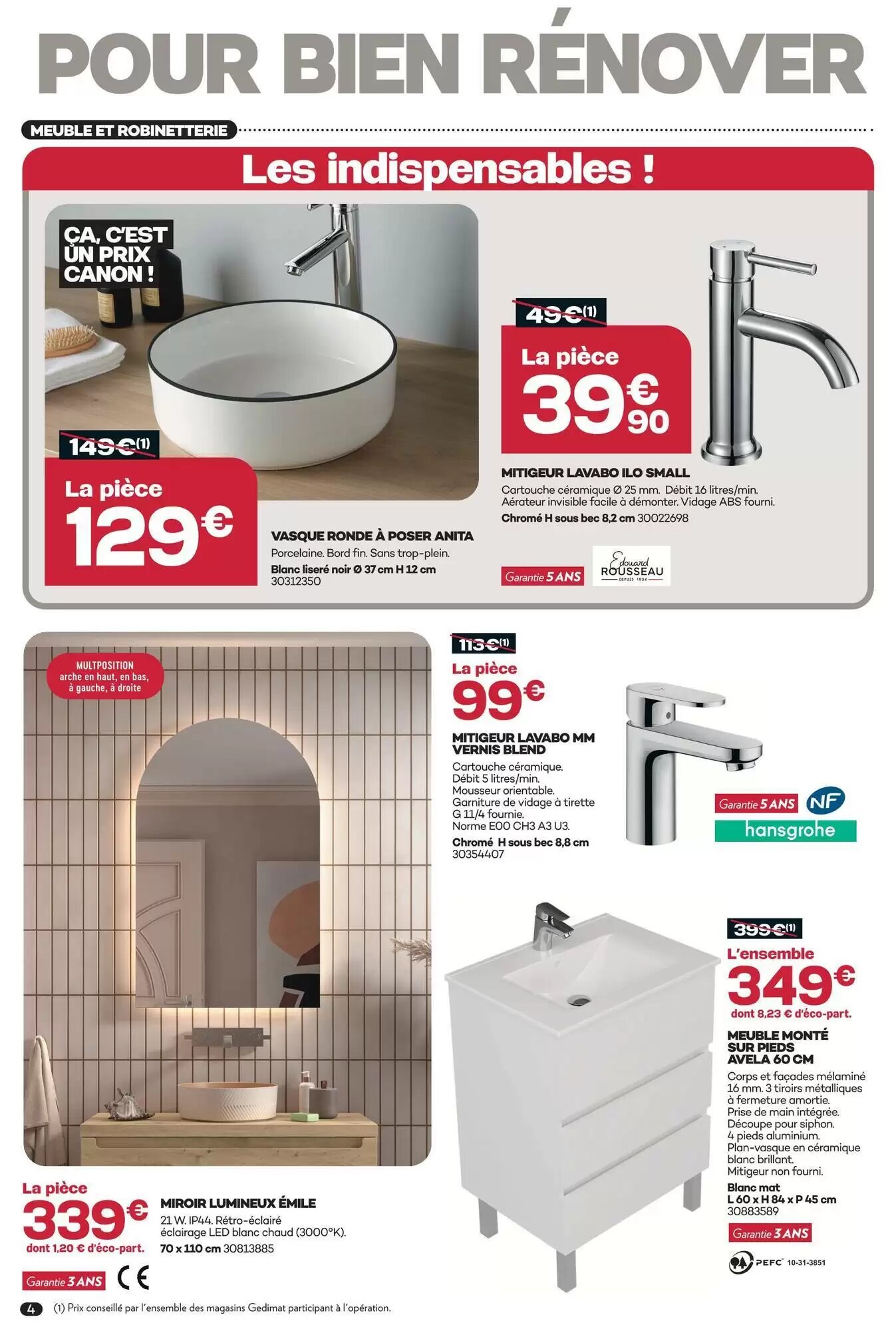 Prospectus promotionnel Gedimat valable à partir du 09/09/2026 - Page 4.