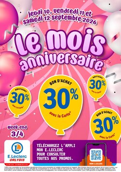 Prospectus promotionnel E.Leclerc valable à partir du 10/09/2026