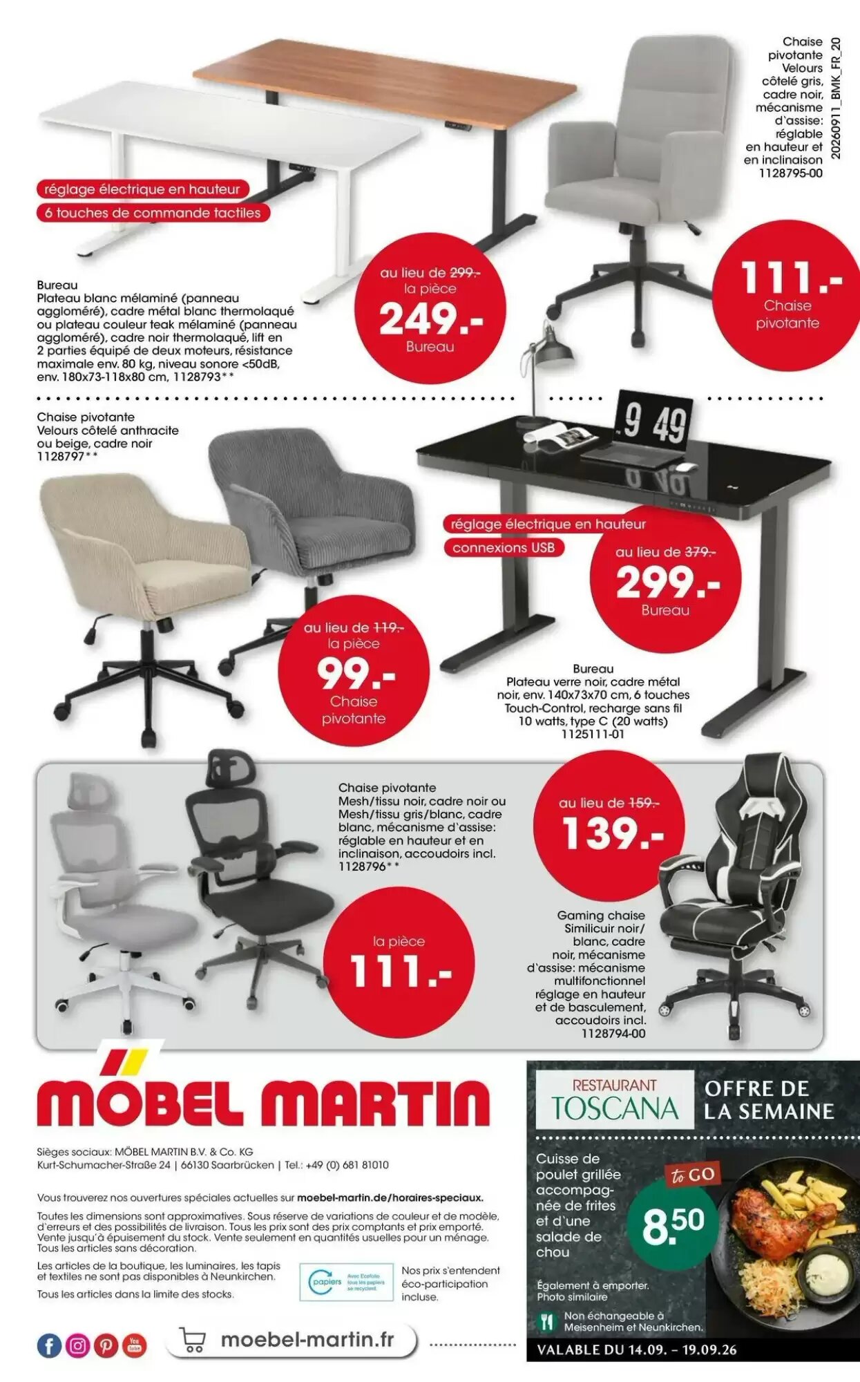 Prospectus promotionnel Möbel Martin valable à partir du 10/09/2026 - Page 20.