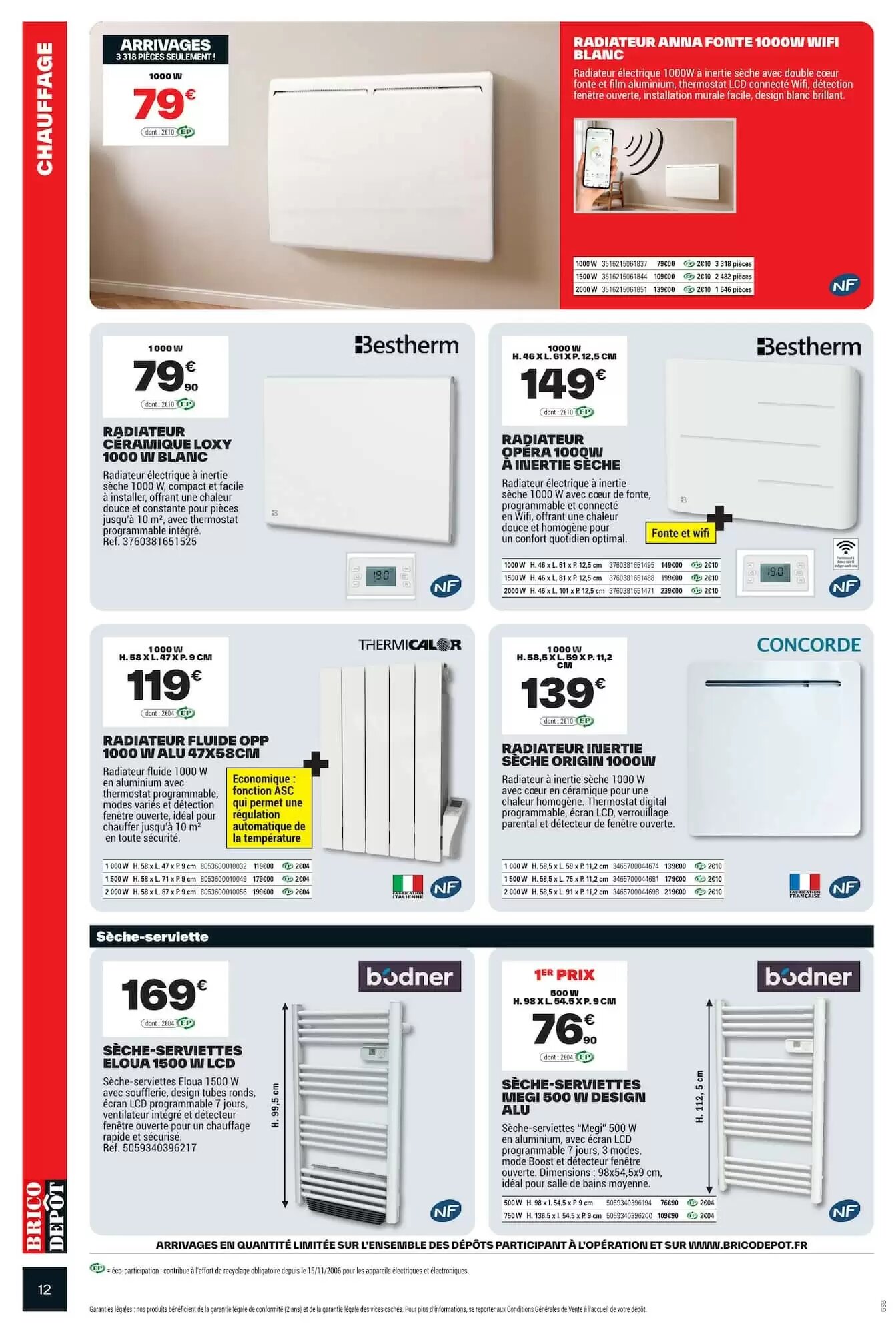 Prospectus promotionnel Brico Dépôt valable à partir du 11/09/2026 - Page 12.