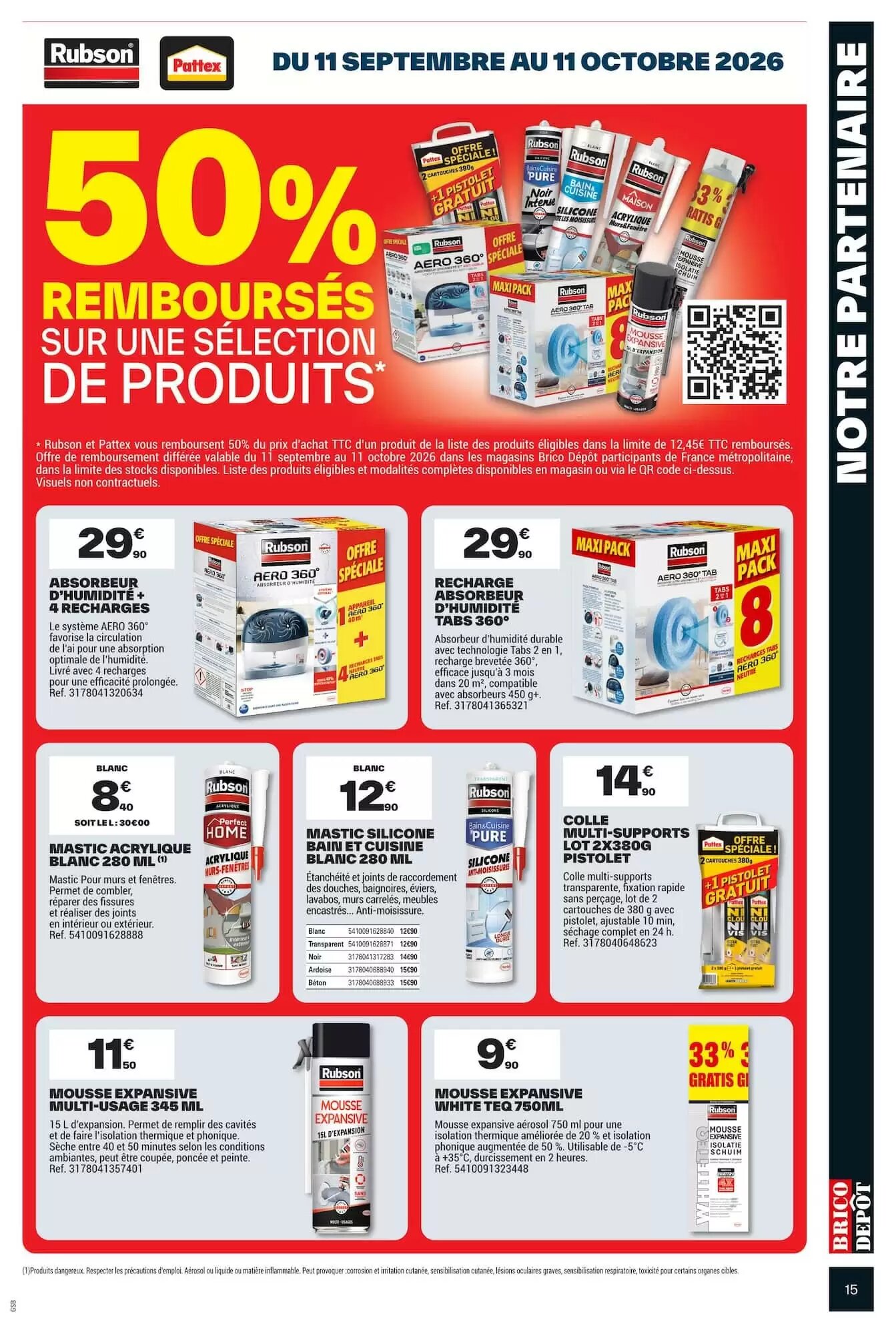 Prospectus promotionnel Brico Dépôt valable à partir du 11/09/2026 - Page 15.