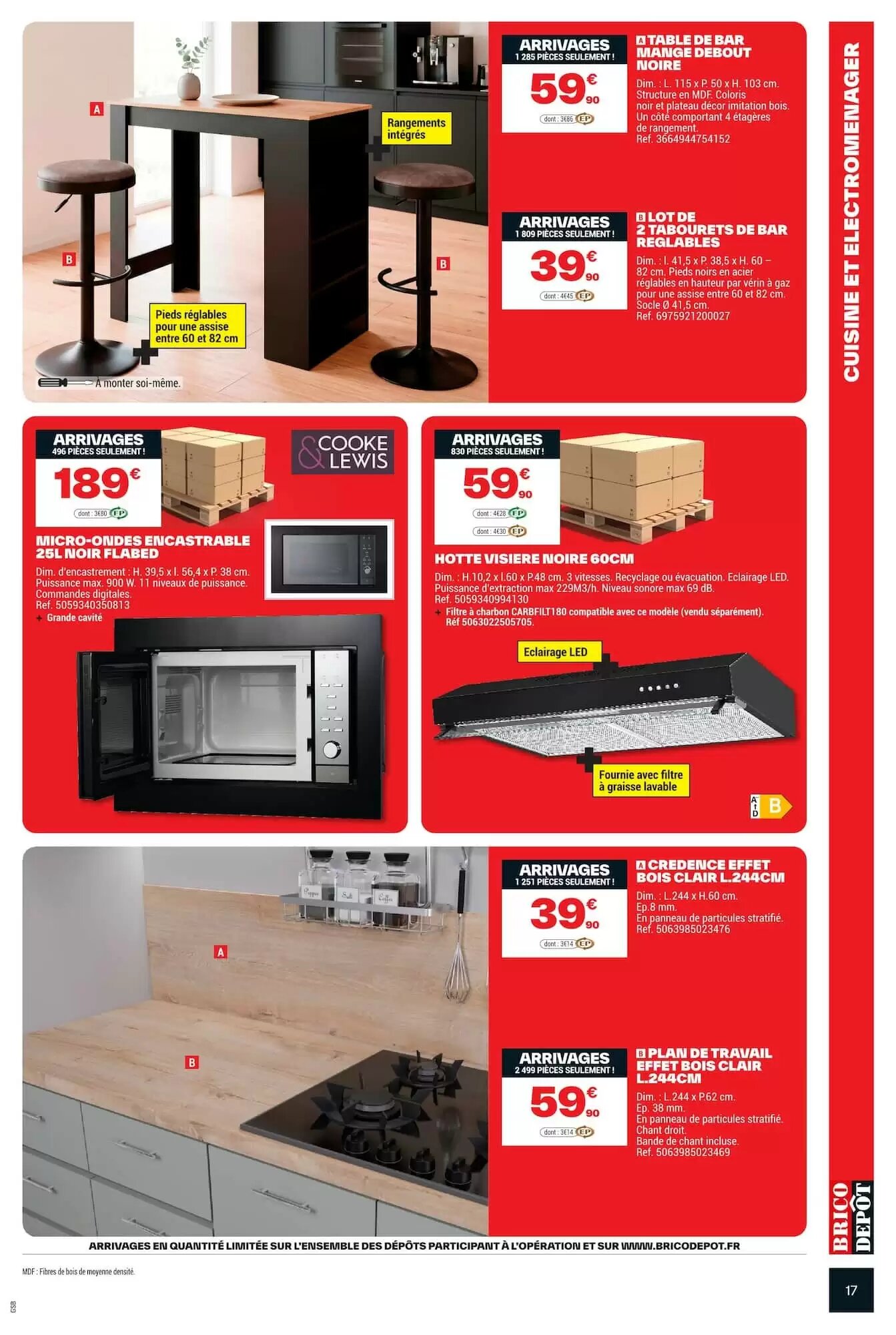 Prospectus promotionnel Brico Dépôt valable à partir du 11/09/2026 - Page 17.