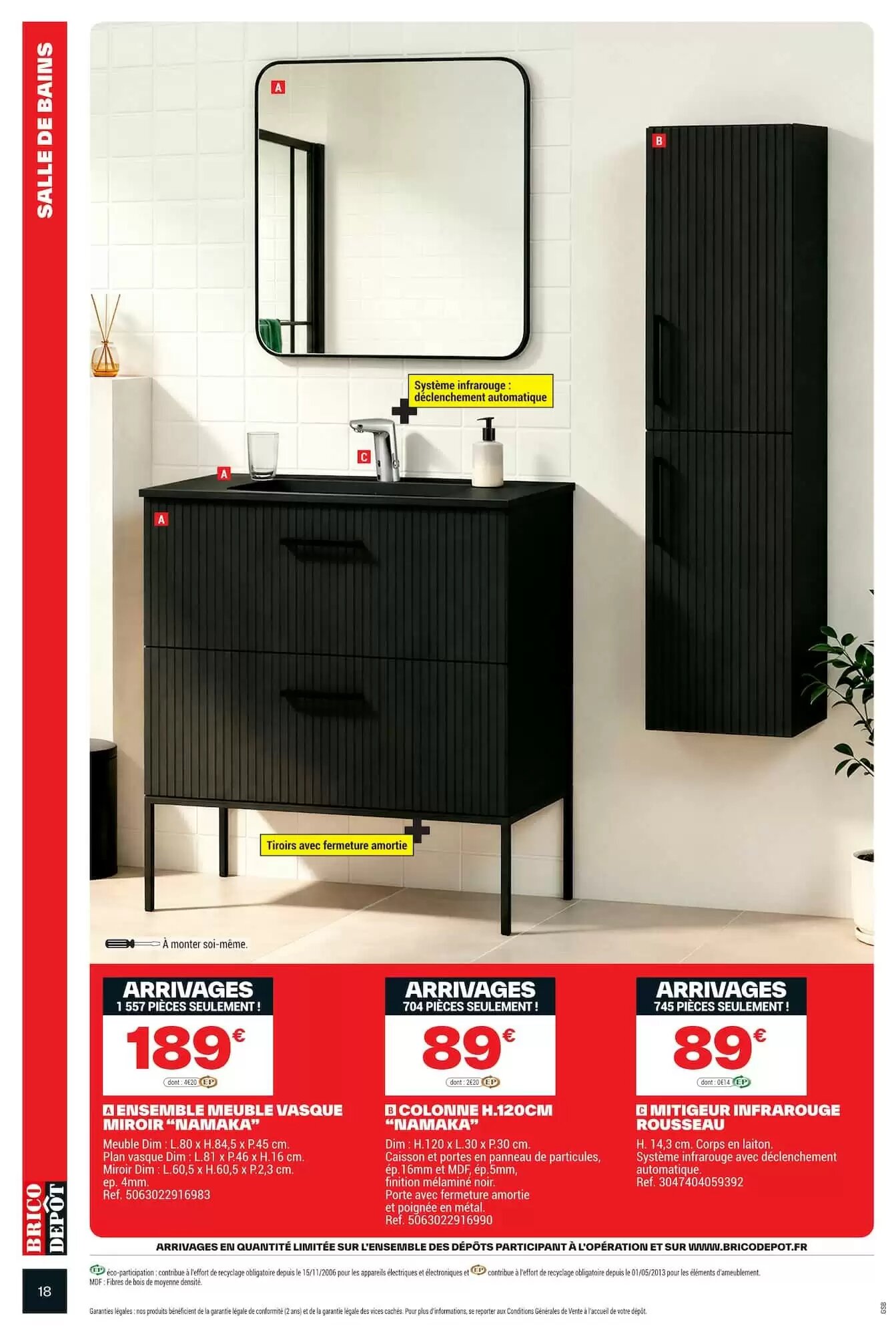 Prospectus promotionnel Brico Dépôt valable à partir du 11/09/2026 - Page 18.