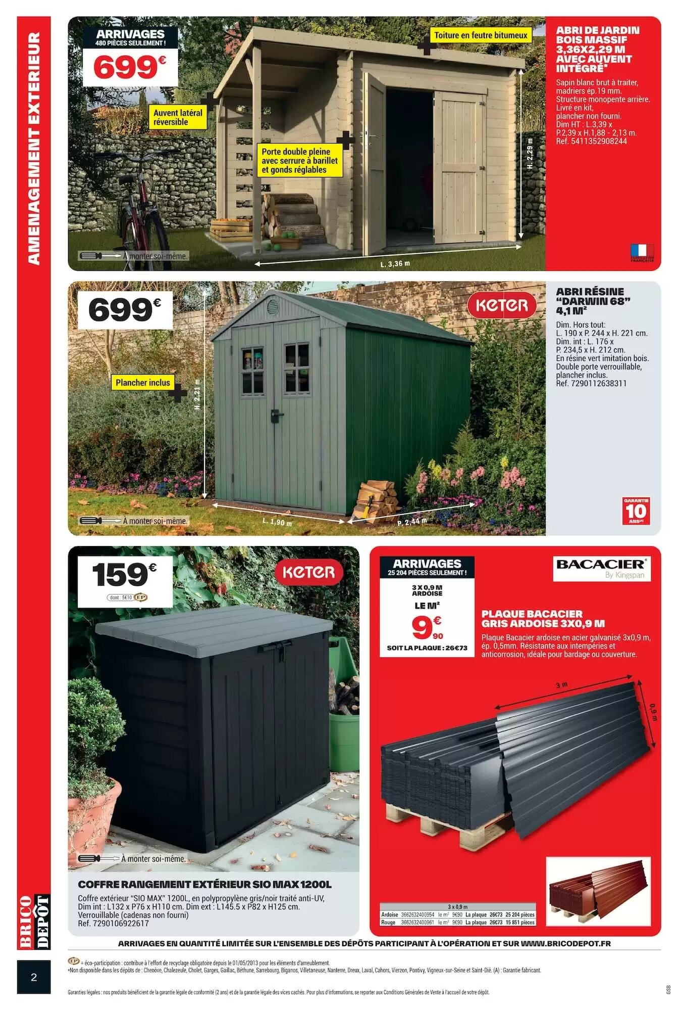 Prospectus promotionnel Brico Dépôt valable à partir du 11/09/2026 - Page 2.