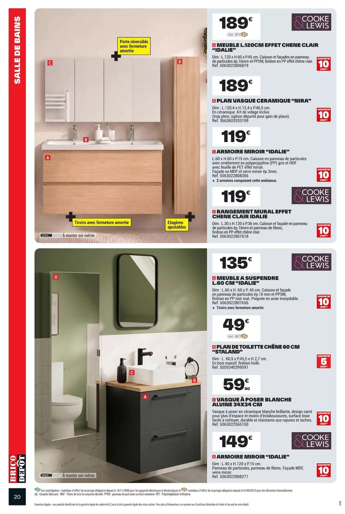 Prospectus promotionnel Brico Dépôt valable à partir du 11/09/2026 - Page 20.