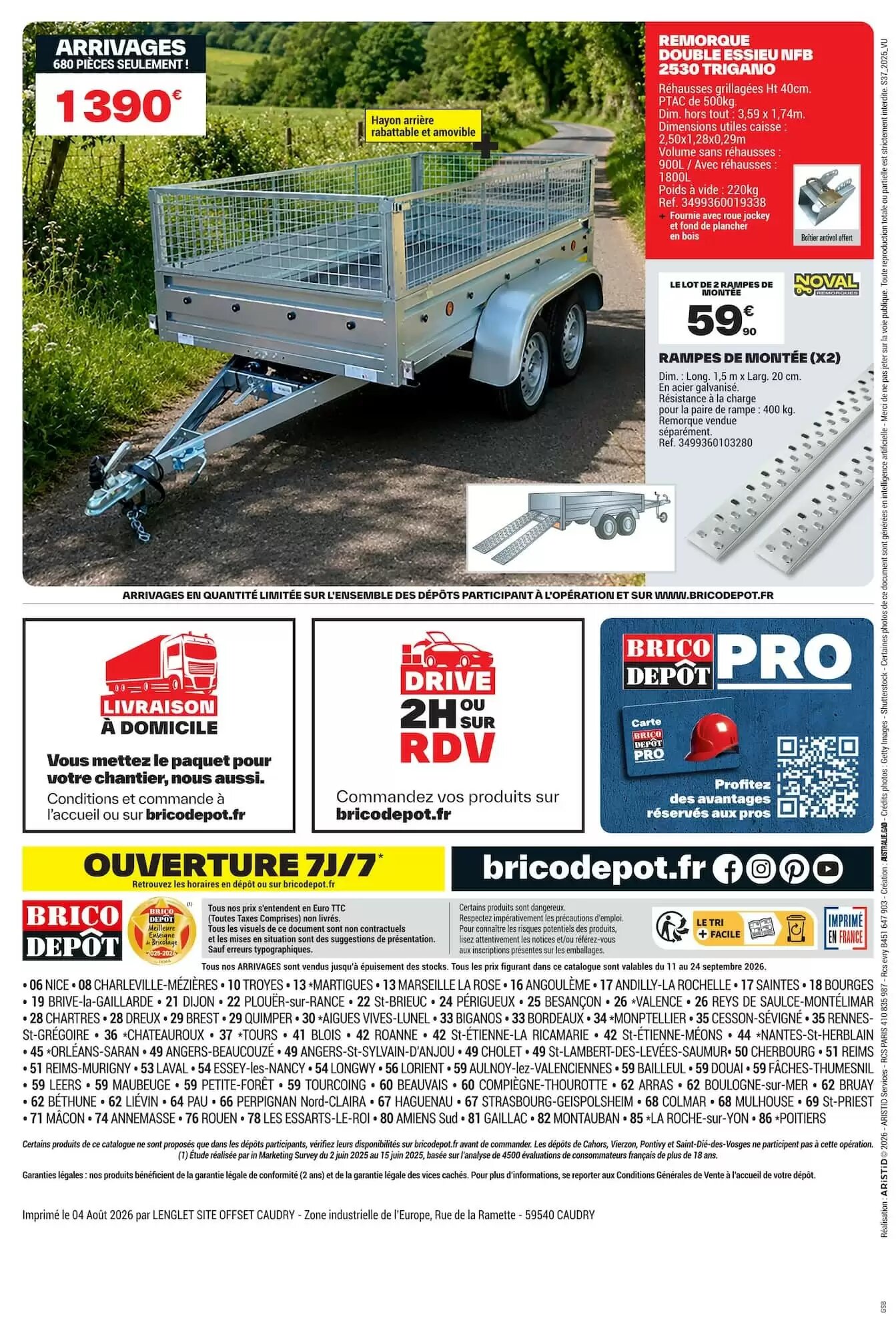Prospectus promotionnel Brico Dépôt valable à partir du 11/09/2026 - Page 24.