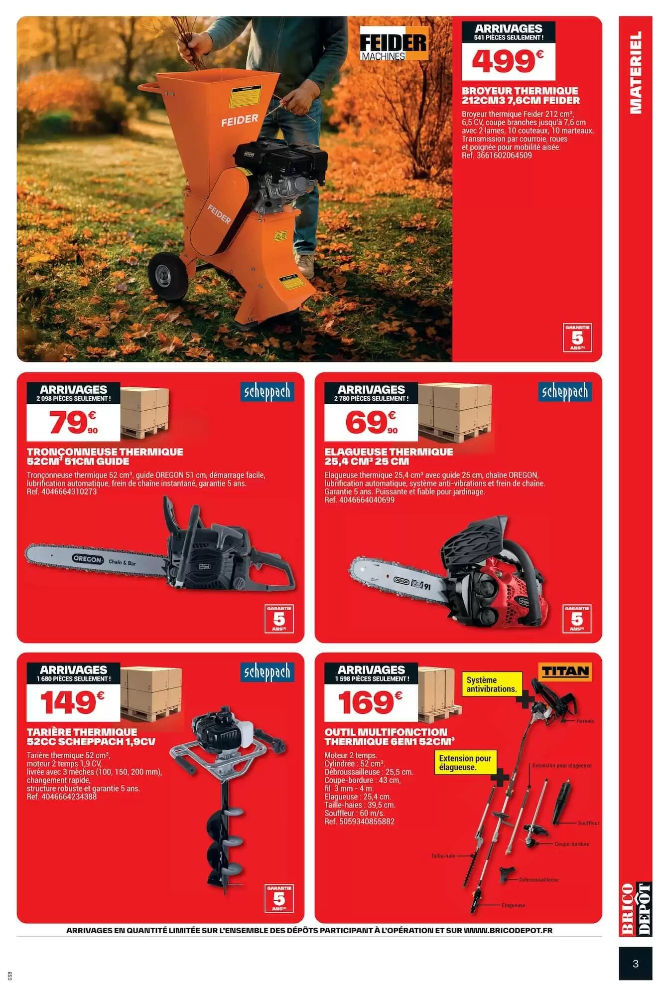 Prospectus promotionnel Brico Dépôt valable à partir du 11/09/2026 - Page 3.