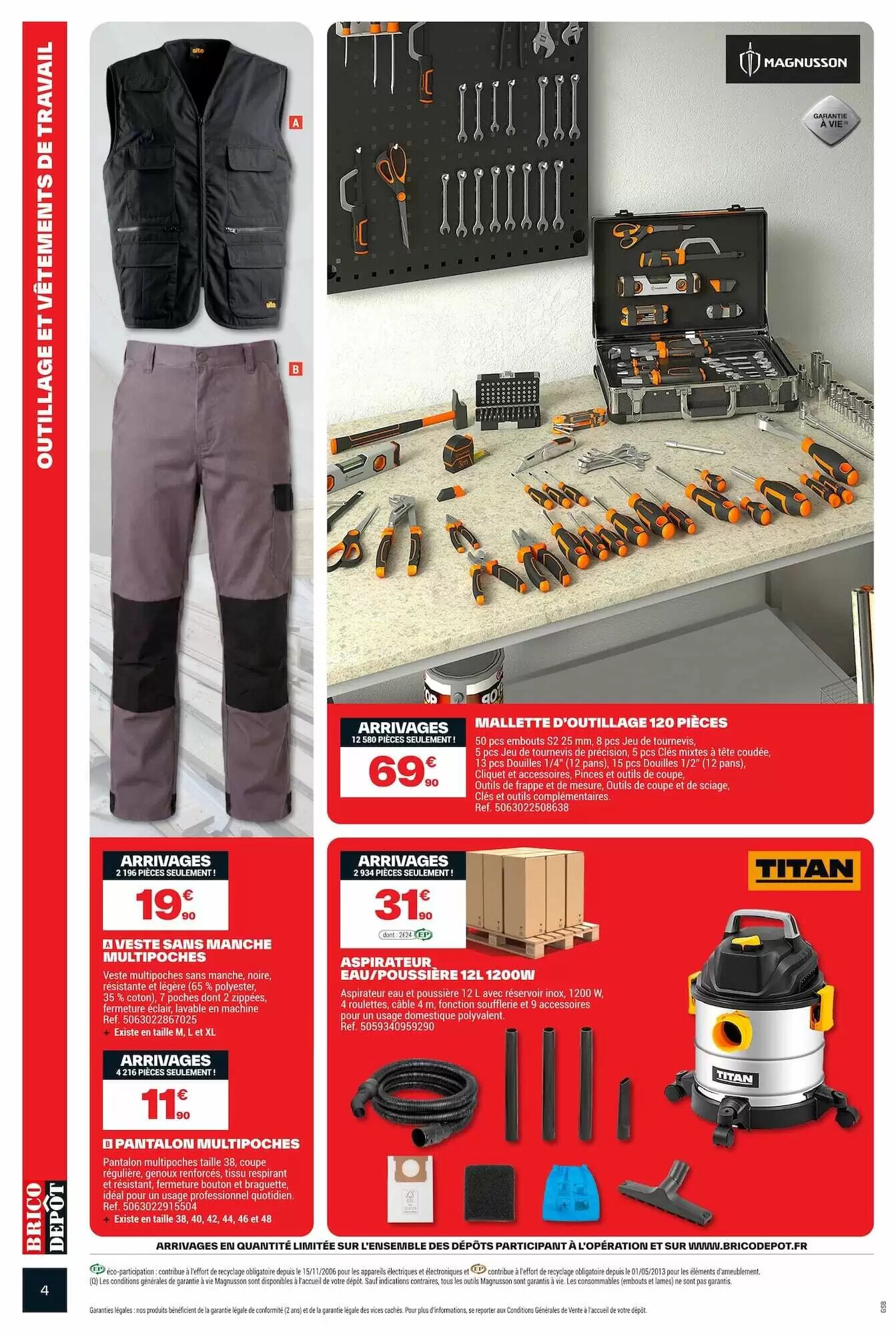 Prospectus promotionnel Brico Dépôt valable à partir du 11/09/2026 - Page 4.