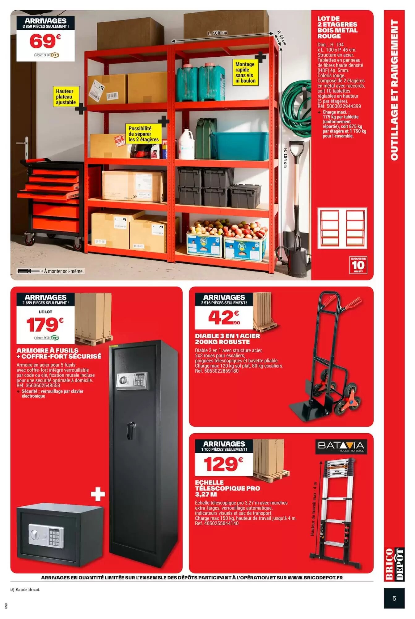 Prospectus promotionnel Brico Dépôt valable à partir du 11/09/2026 - Page 5.