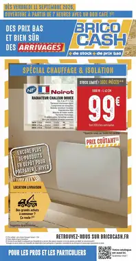 Prospectus promotionnel Brico Cash valable à partir du 11/09/2026