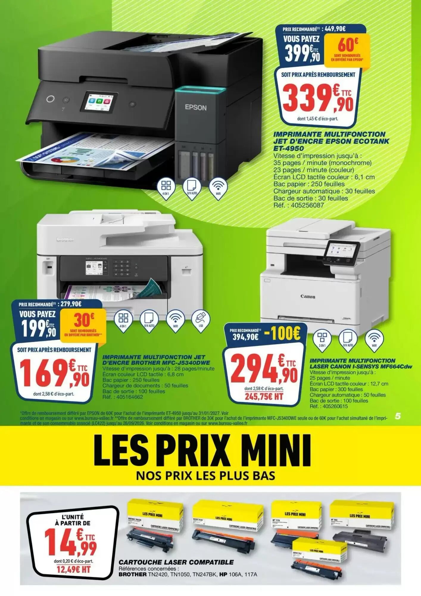 Prospectus promotionnel Bureau Vallée valable à partir du 14/09/2026 - Page 5.