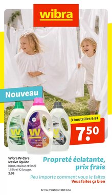 Prospectus promotionnel Wibra valable à partir du 14/09/2026