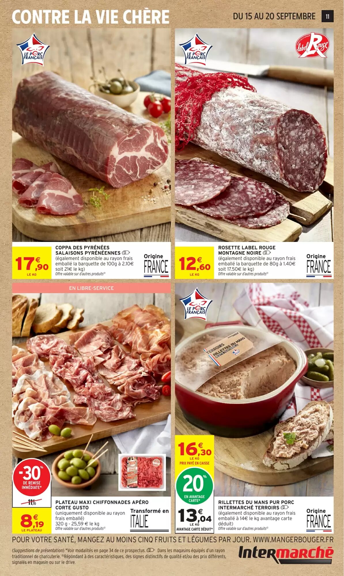 Prospectus promotionnel Intermarché Hyper valable à partir du 15/09/2026 - Page 11.