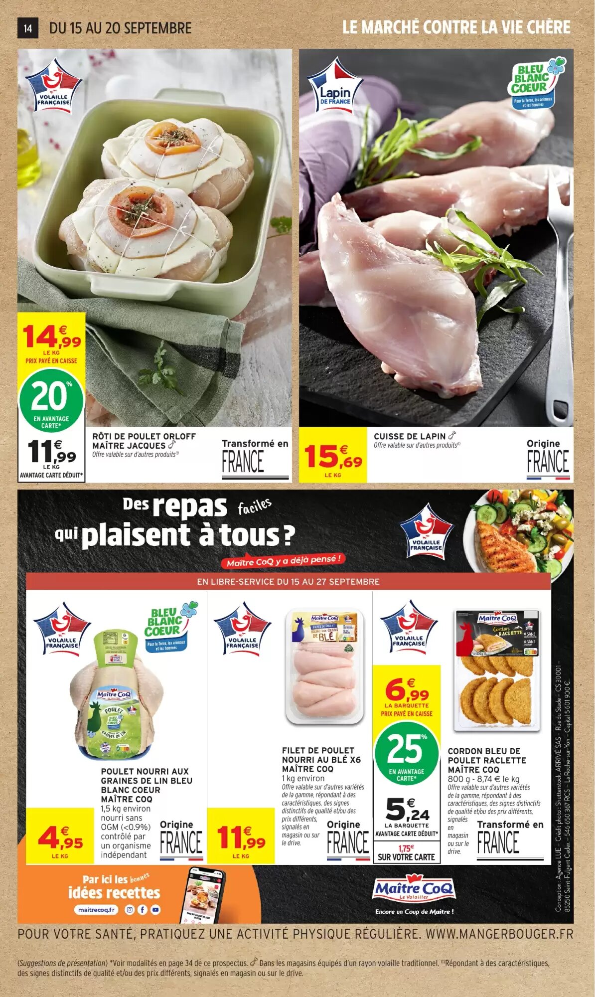 Prospectus promotionnel Intermarché Hyper valable à partir du 15/09/2026 - Page 14.